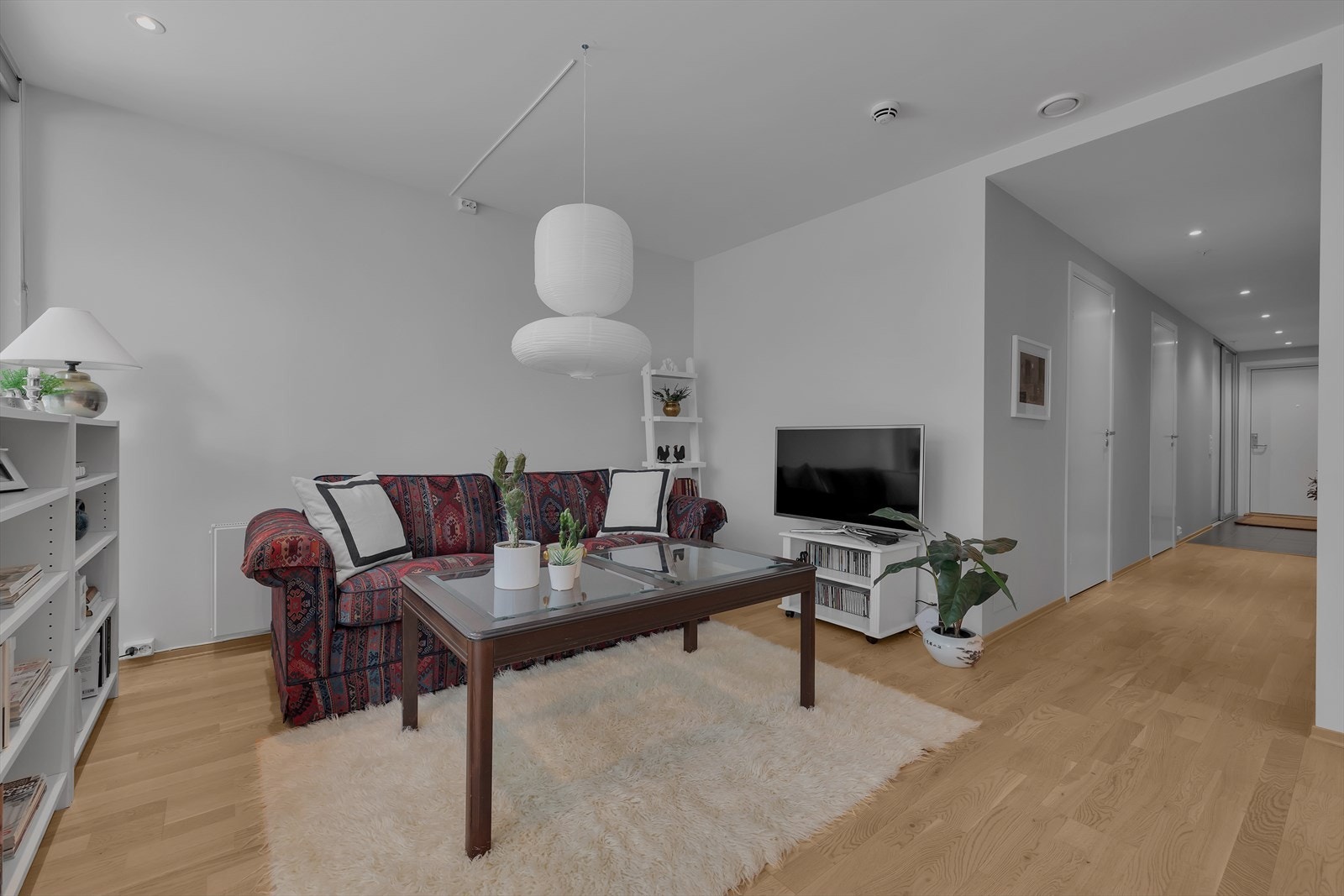 Plass til både sofa- og TV-sone. Galleribilde