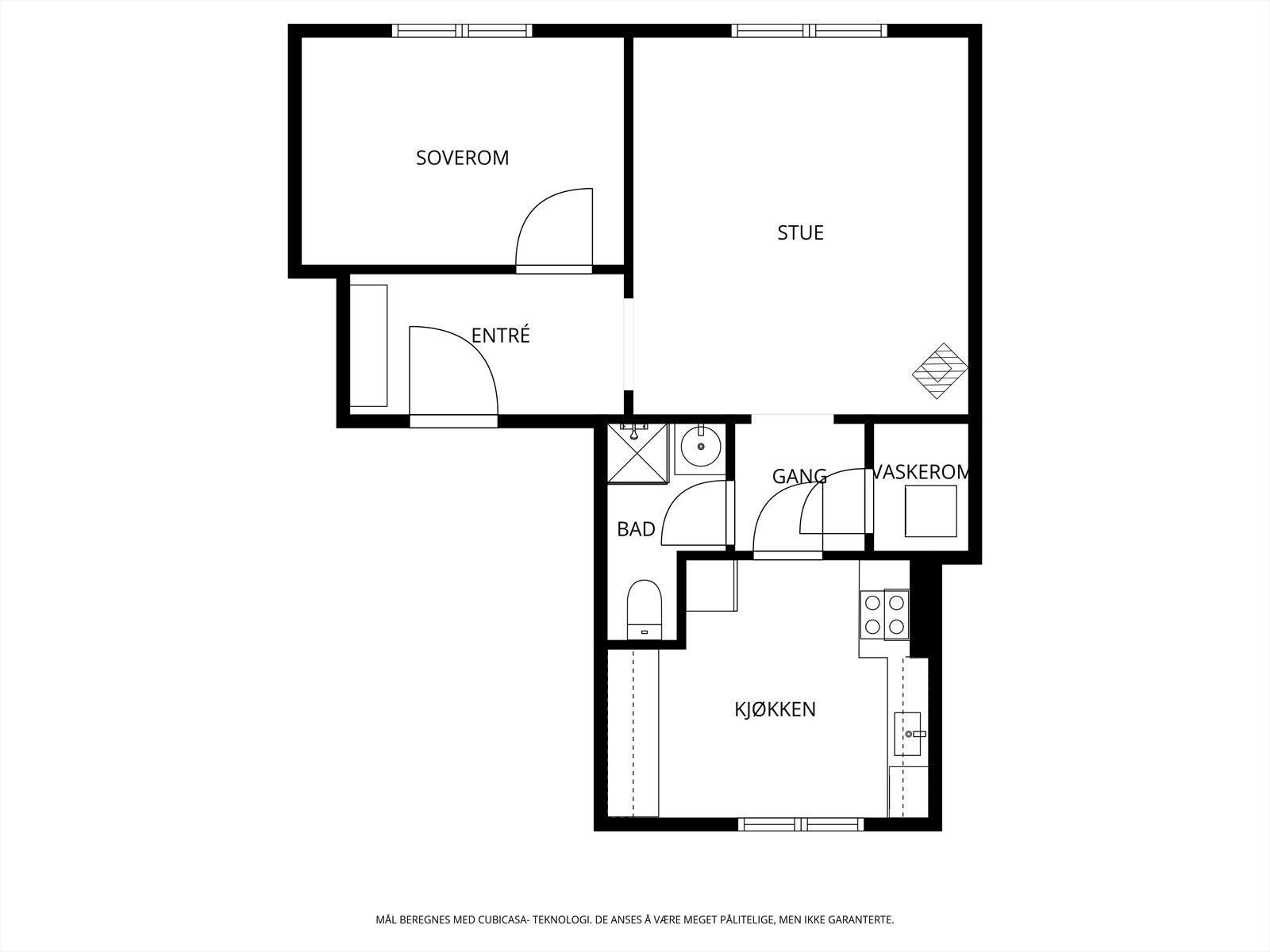 Plantegning Galleribilde