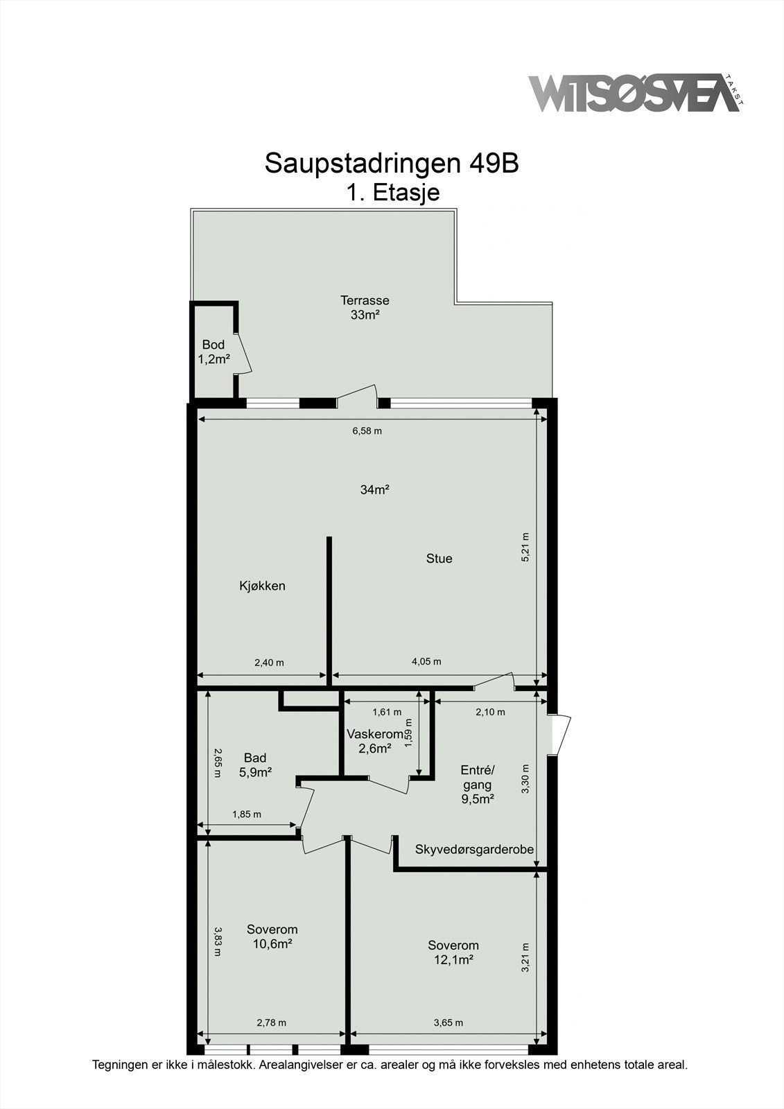 Planskisse Galleribilde