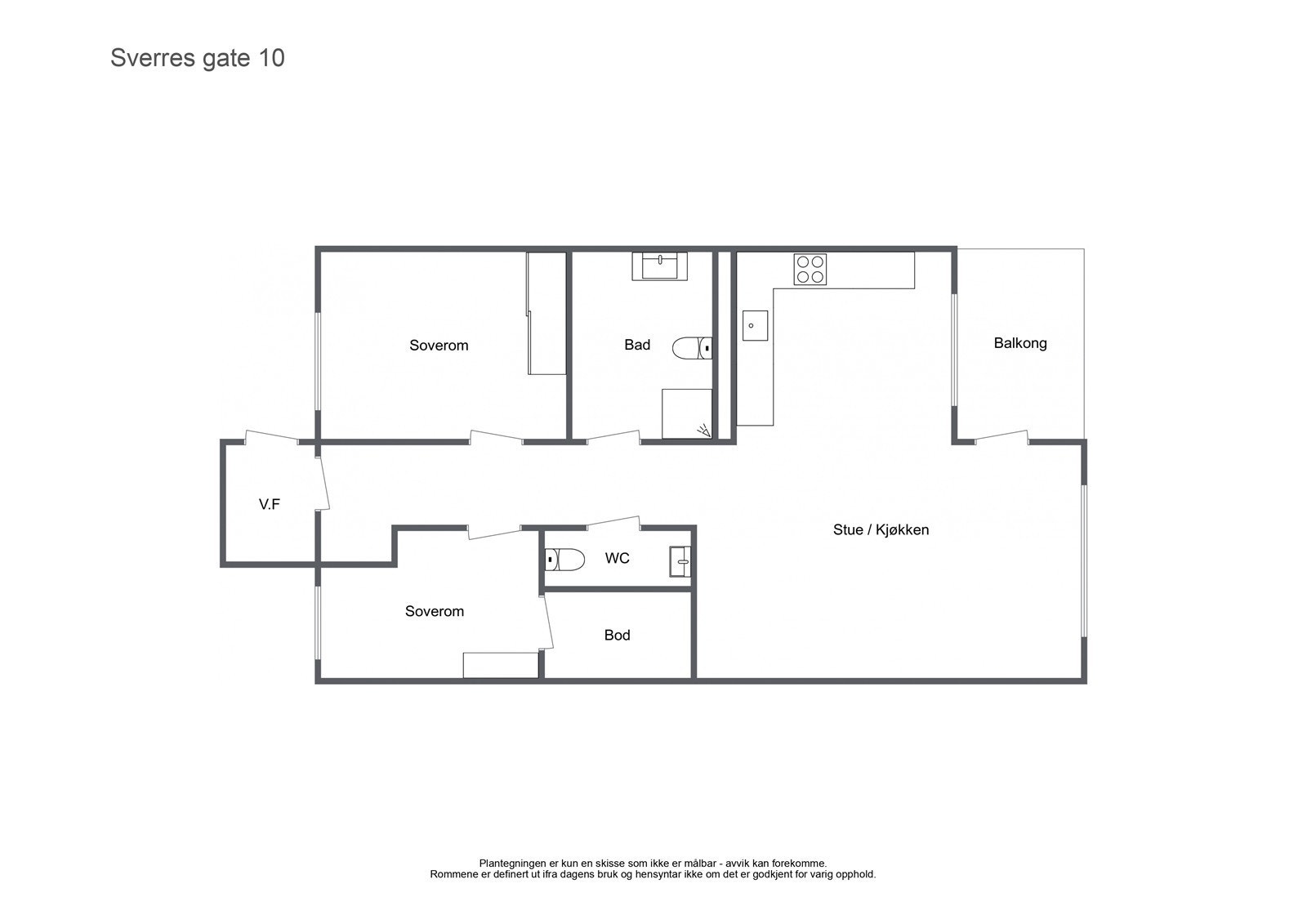Plantegning Galleribilde
