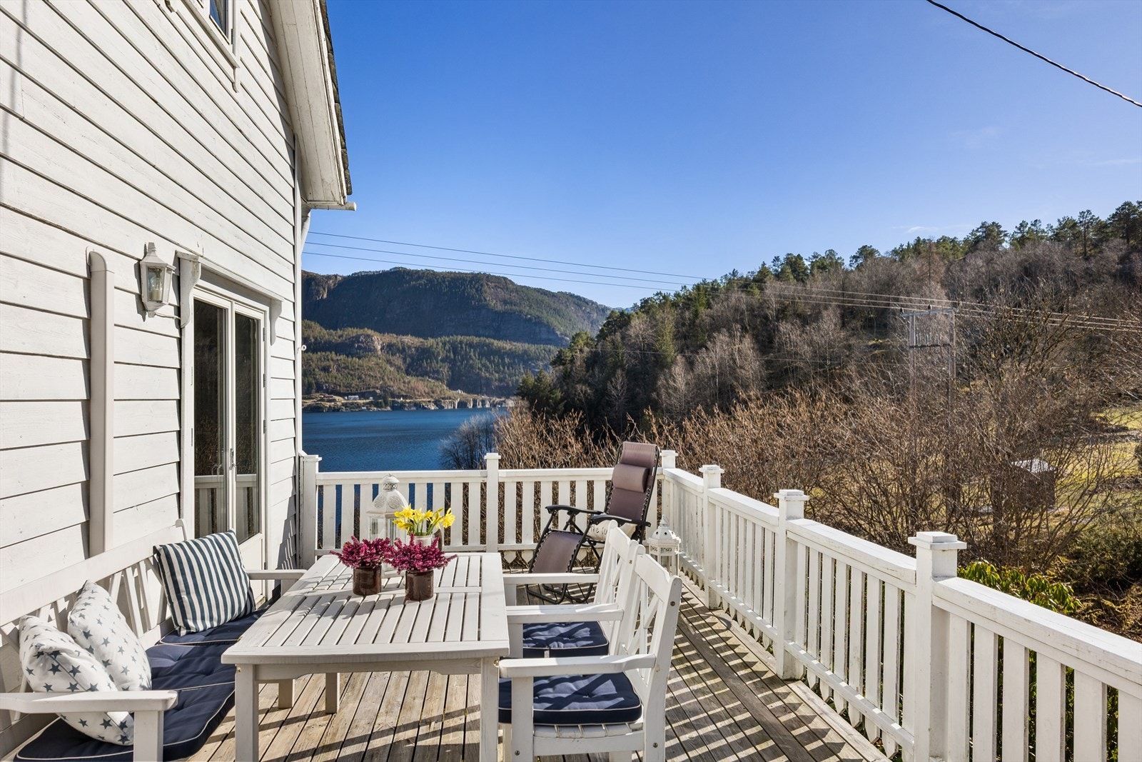 Terrasse er målt til 32 m². Galleribilde