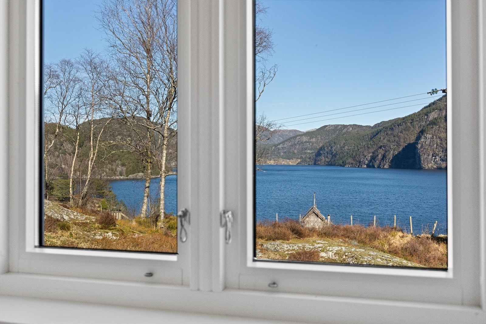 Nydelig utsikt fra stuen! Galleribilde