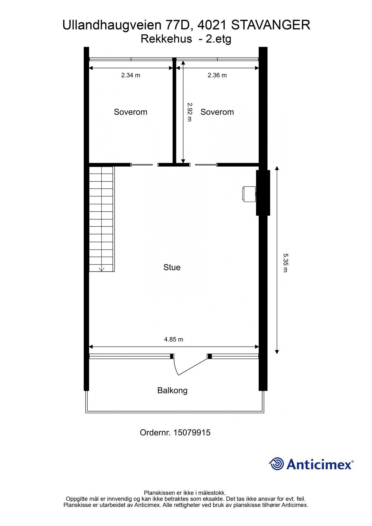 Plantegning 2.etasje Galleribilde