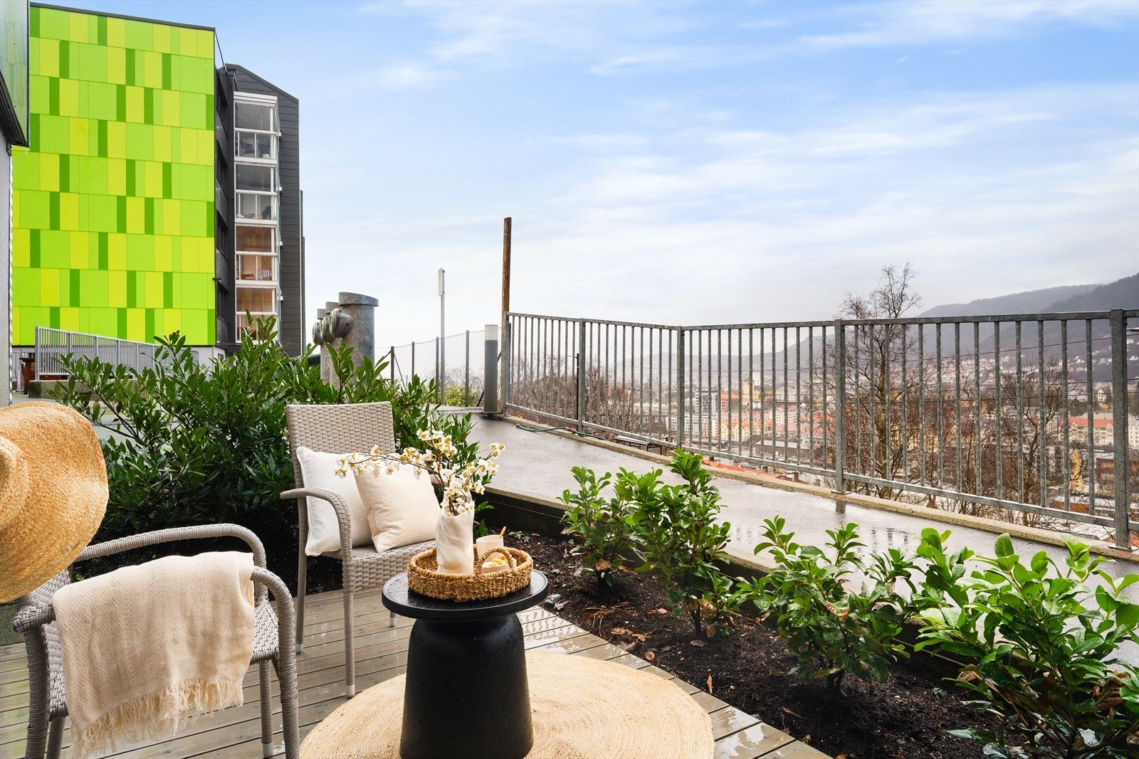 Leiligheten ble etablert i 2020 fra tidligere fellesareal og har egen inngang fra utearealet Galleribilde