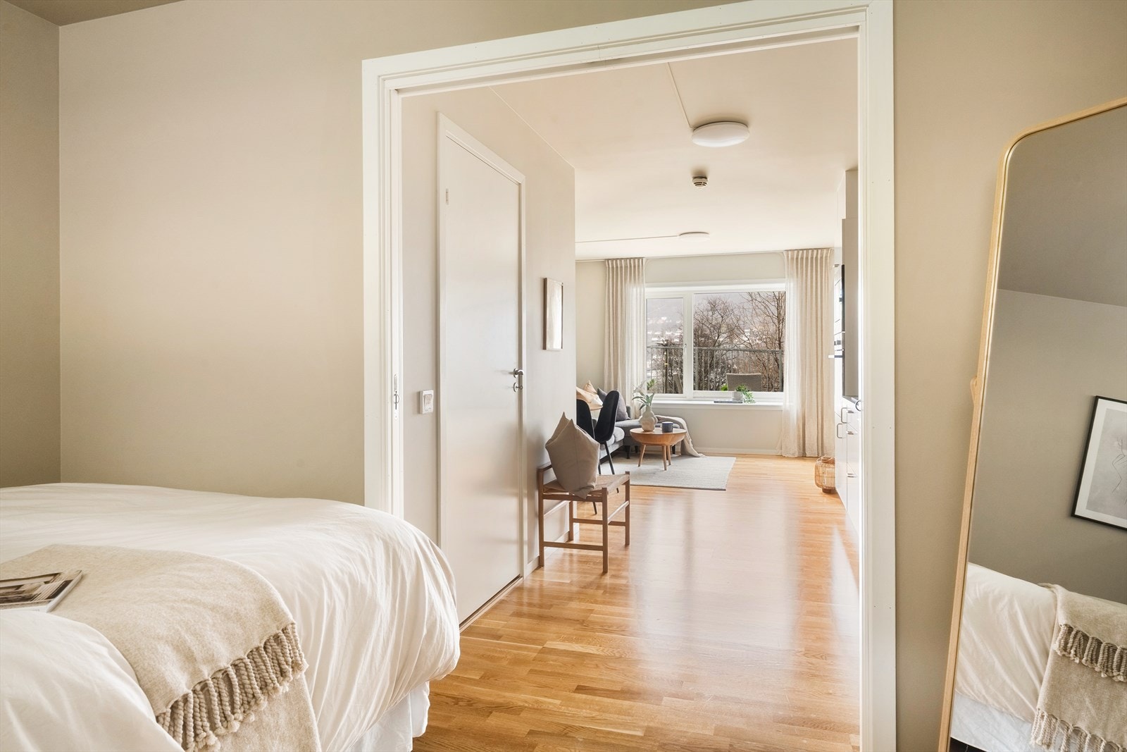 Leiligheten har to soverom Galleribilde