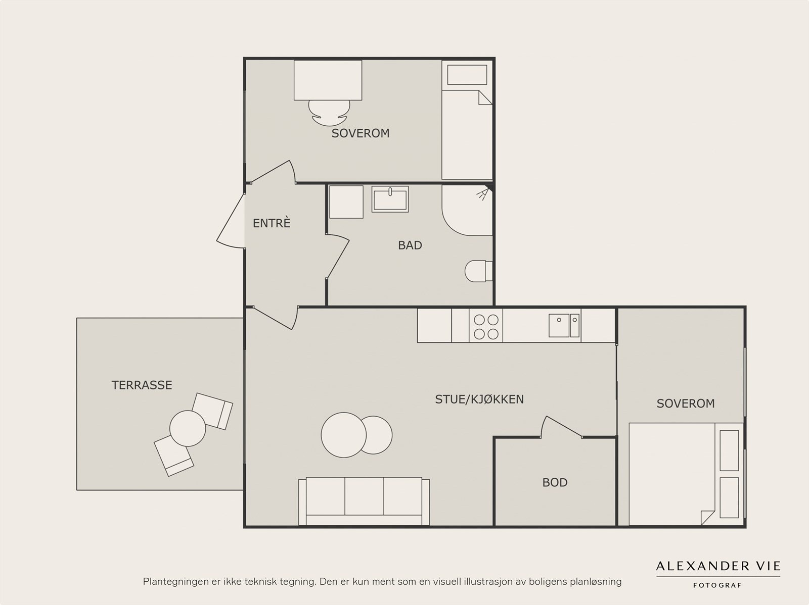 Plantegning Galleribilde