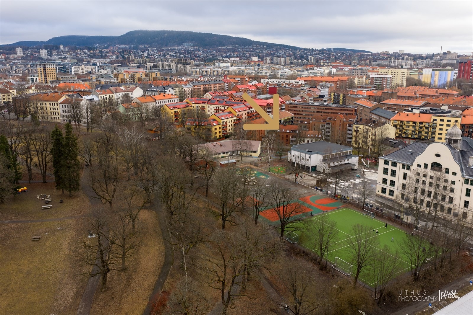 Bjølsen parken rett utenfor døren! Galleribilde