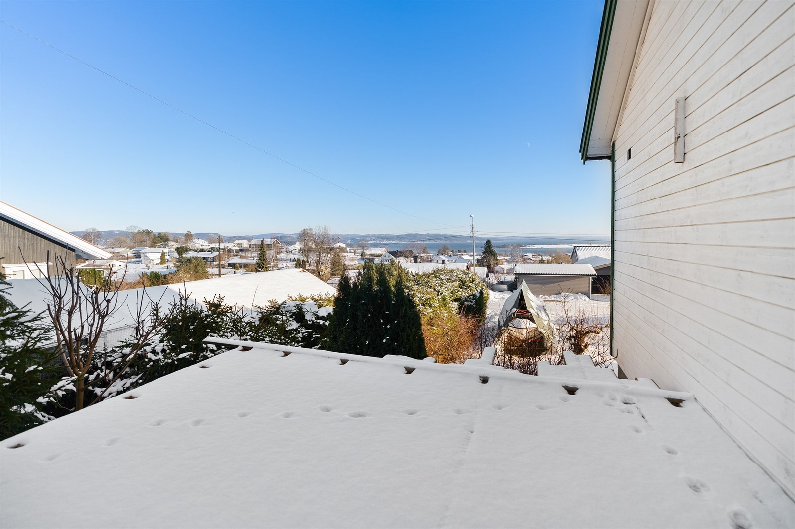 Terrasse mot nord på ca. 16 kvm Galleribilde