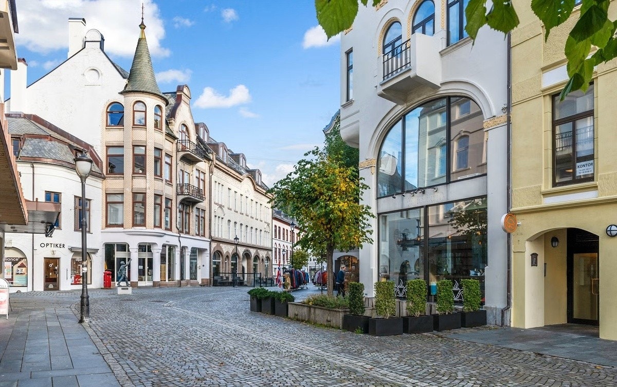 Starten av Gågata i Ålesund. Galleribilde