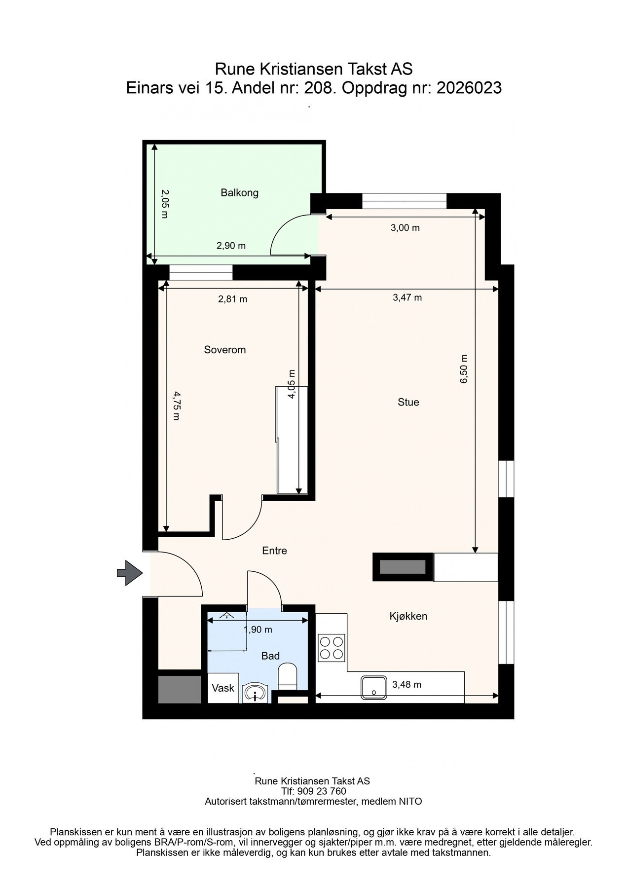 Plantegning - Lagringsplass er godt ivaretatt med 3 eksterne boder. Loftsboden har et målbart areal på ca. 3,2 kvm (gulvareal er større grunnet skråtak, ca. 7 kvm) og to kjellerboder på til sammen ca. 6 kvm. Galleribilde