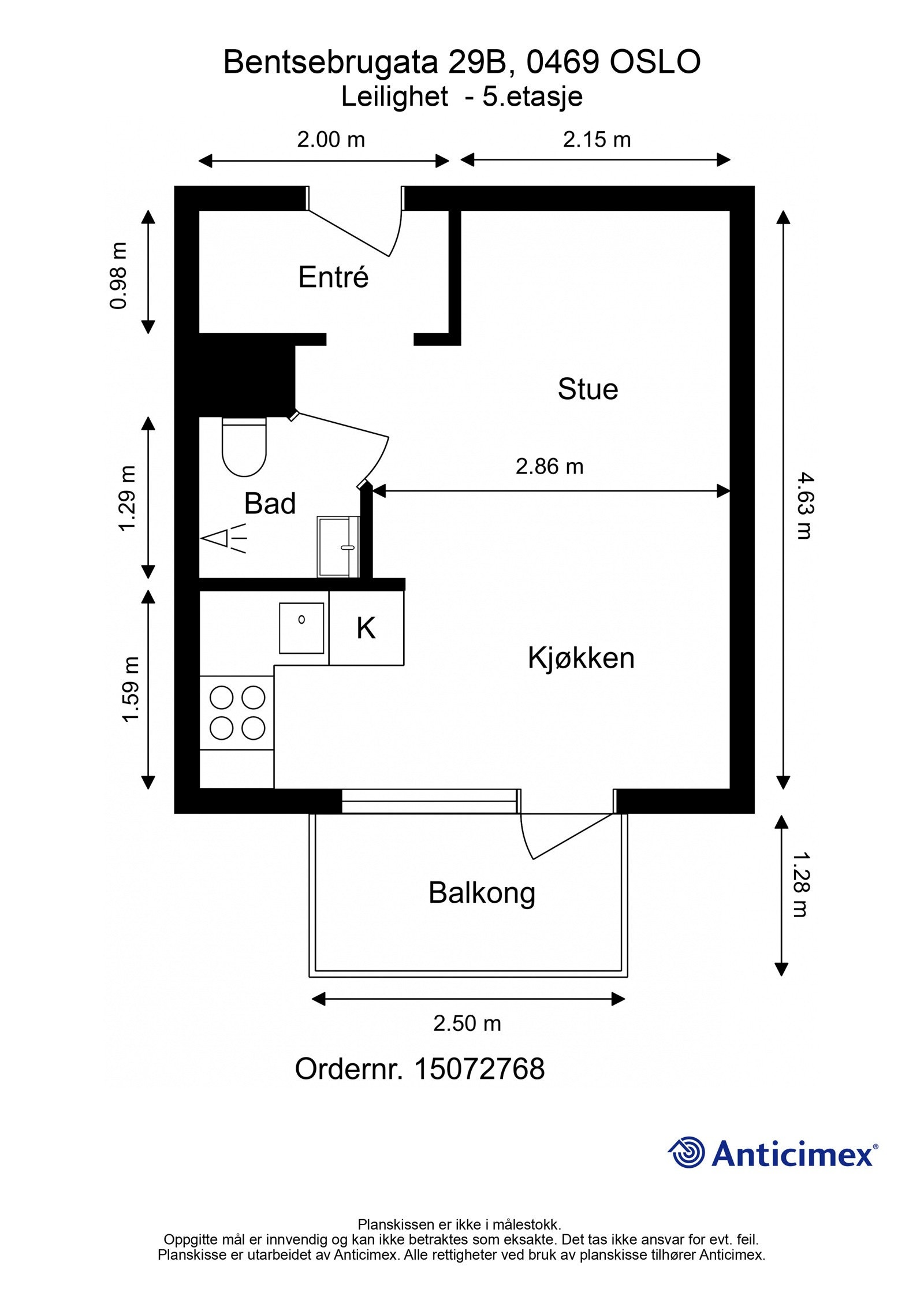 Planskisse. Galleribilde