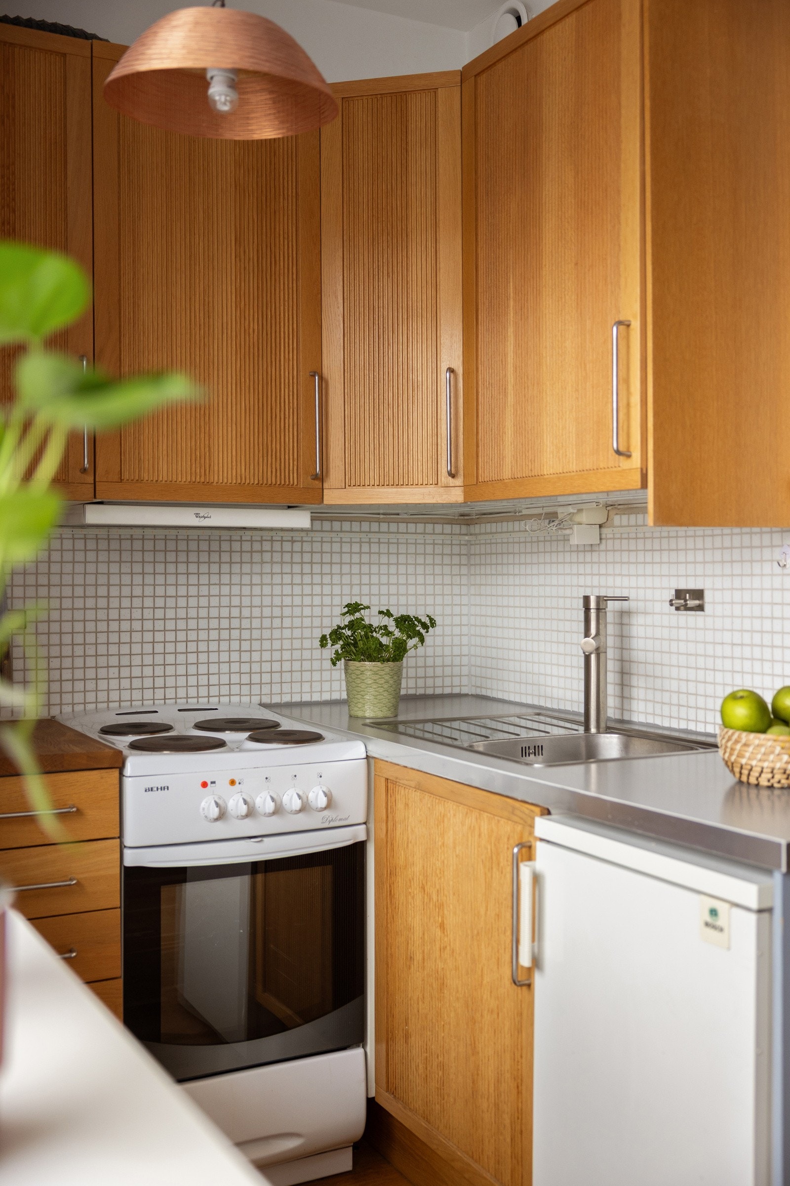 Legg merke til de flotte kjøkkenskapene. Galleribilde