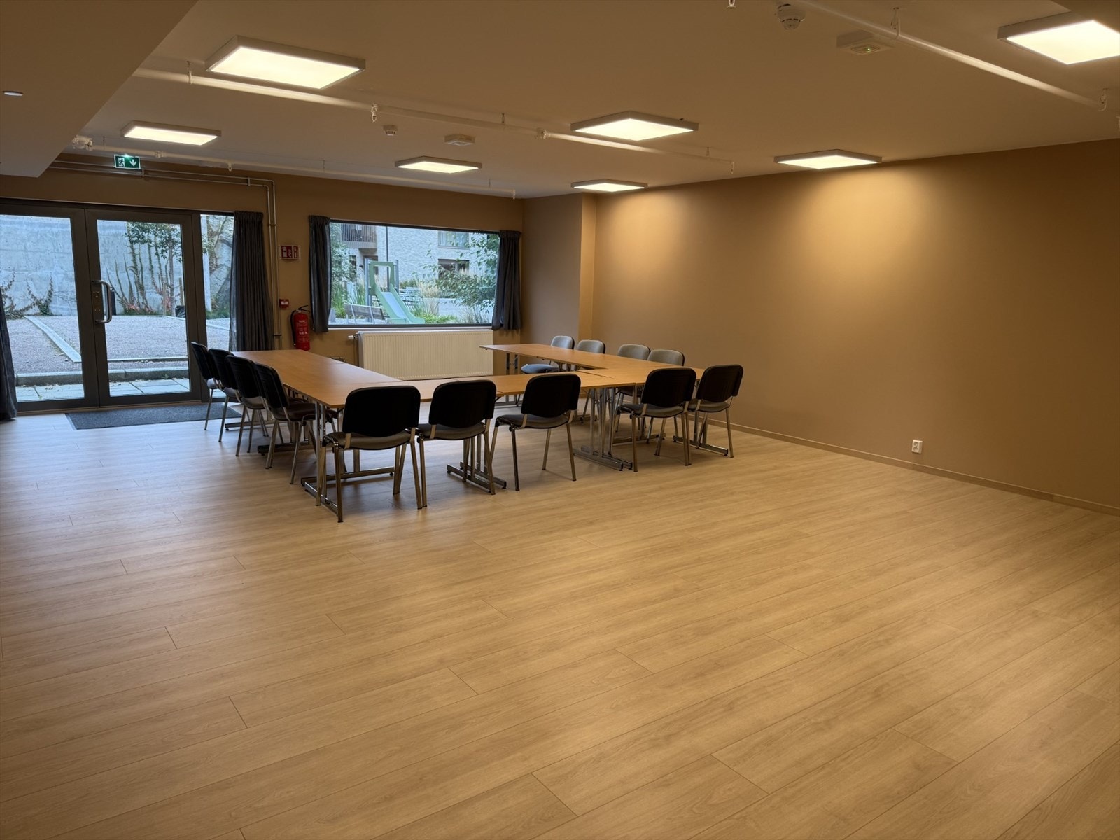 Festlokalet "Skolestua" som kan leies for 700kr døgnet - Bilde er tatt av eiendomsmegler Galleribilde