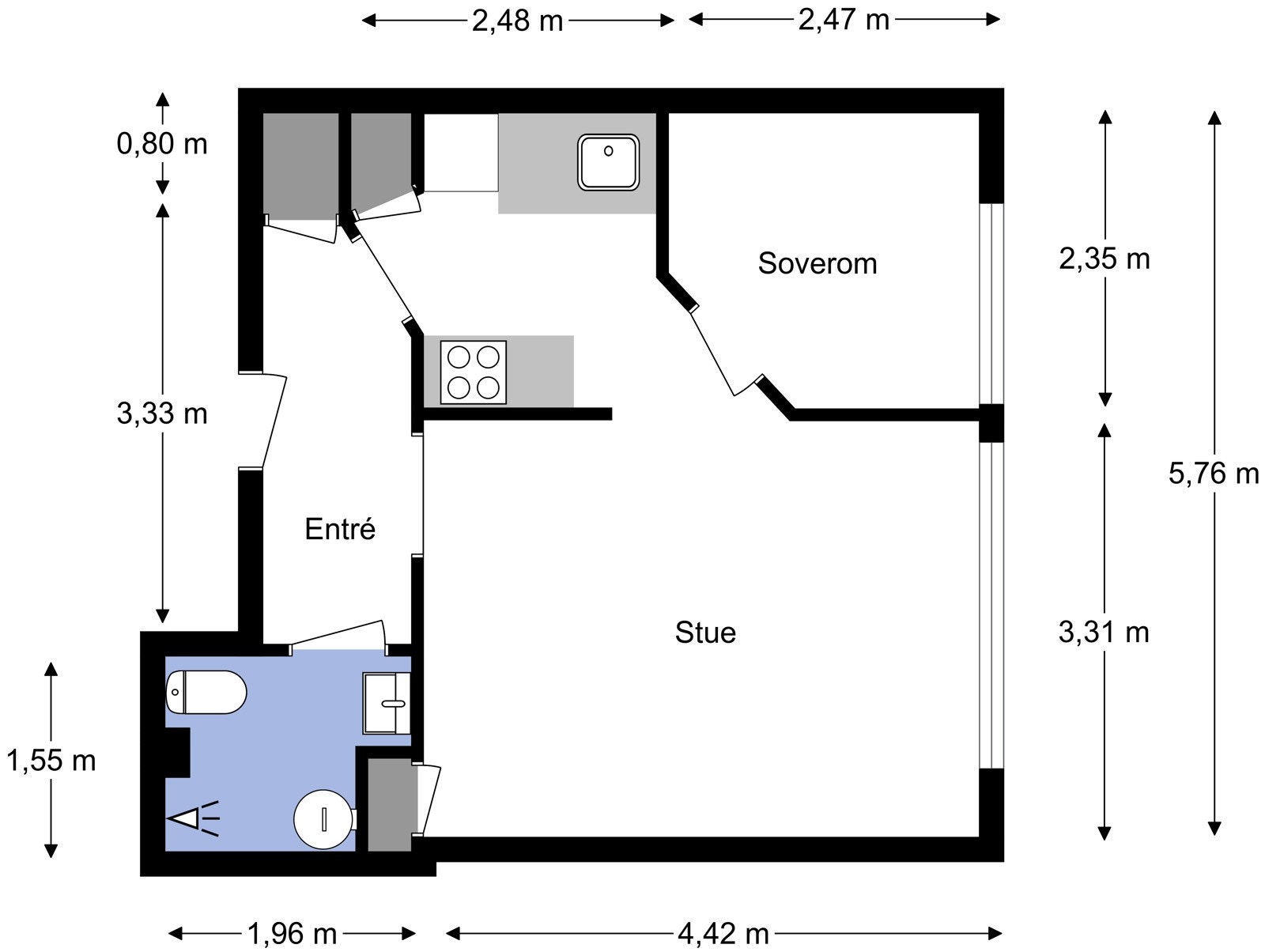 Plantegning. Galleribilde