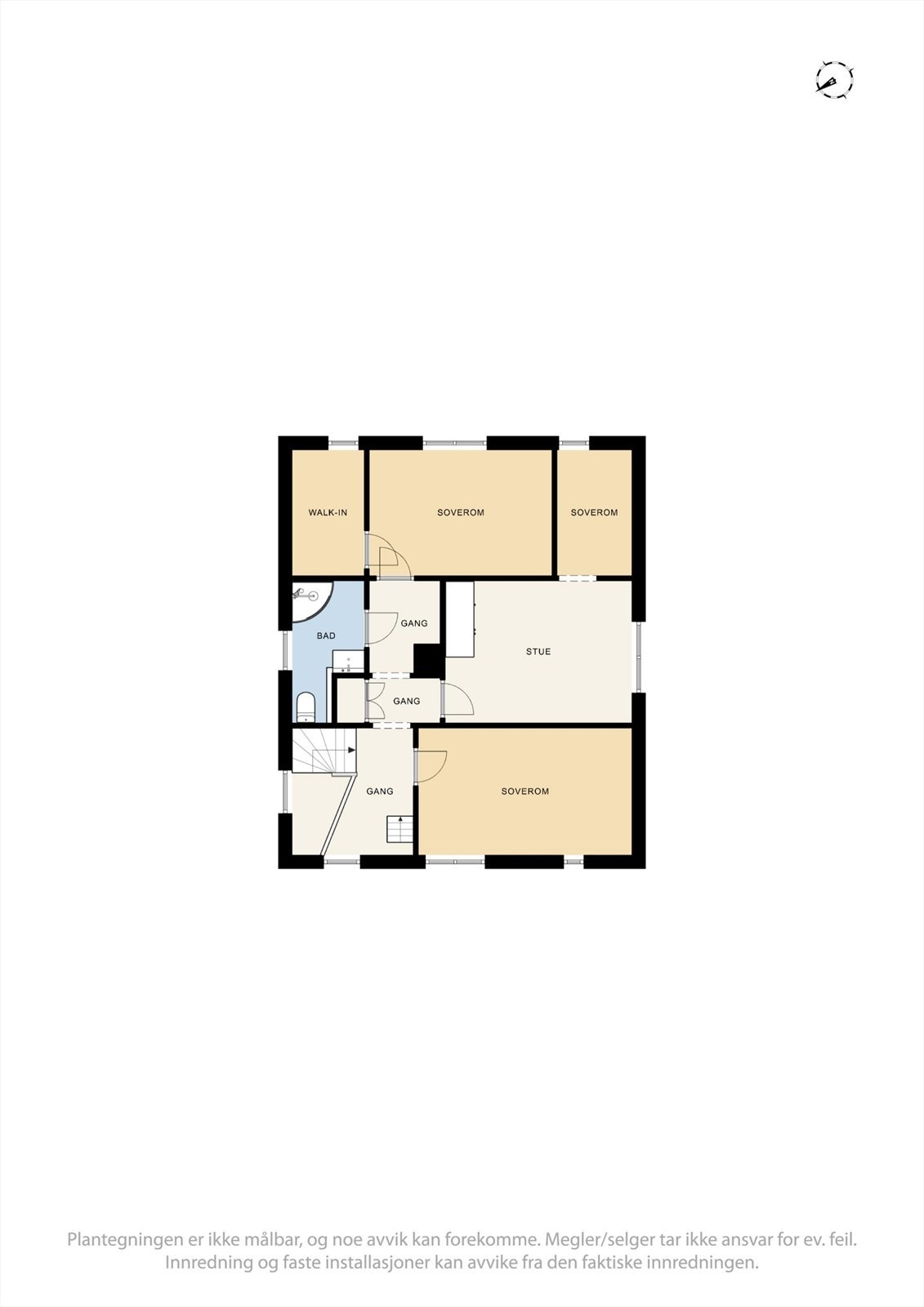 Plantegning 2.etasje Galleribilde