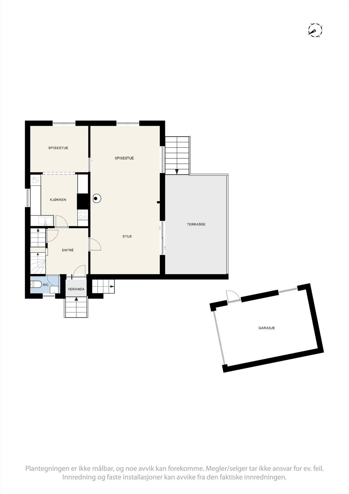 Plantegning 1.etasje Galleribilde