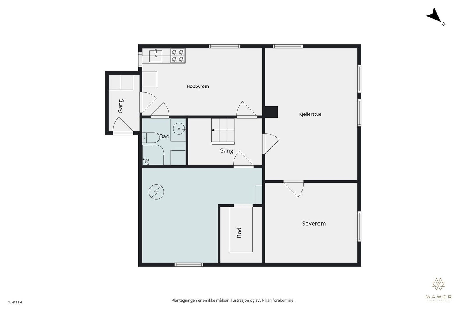 Plantegning - Kjeller Galleribilde