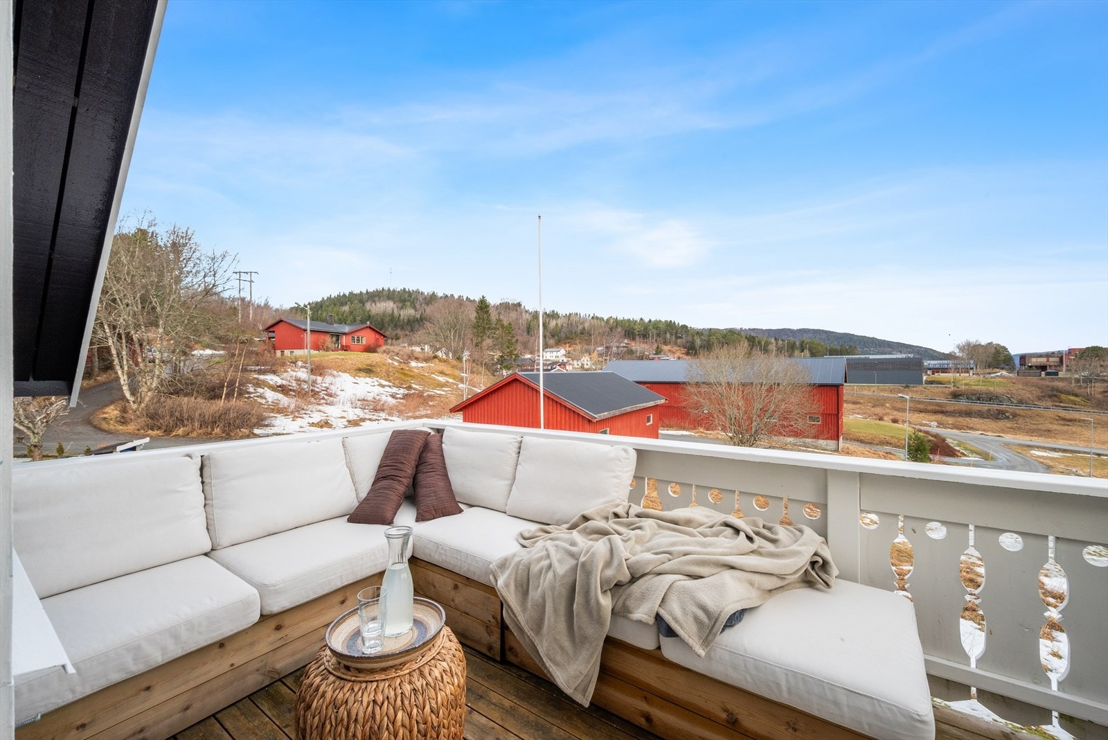 Balkong med flott utsikt. Galleribilde