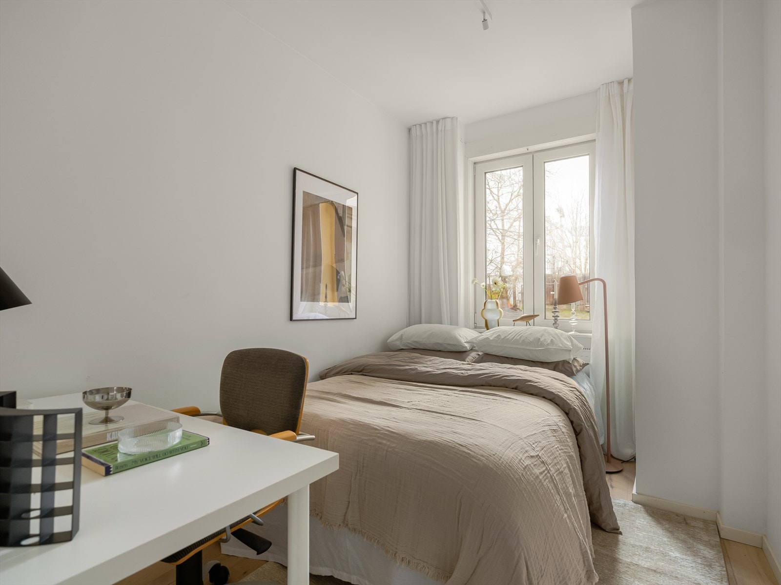 Soverom 2 passer utmerket til gjesteværelse, barnerom, kontor eller et ekstra soverom - alt etter behov. Galleribilde