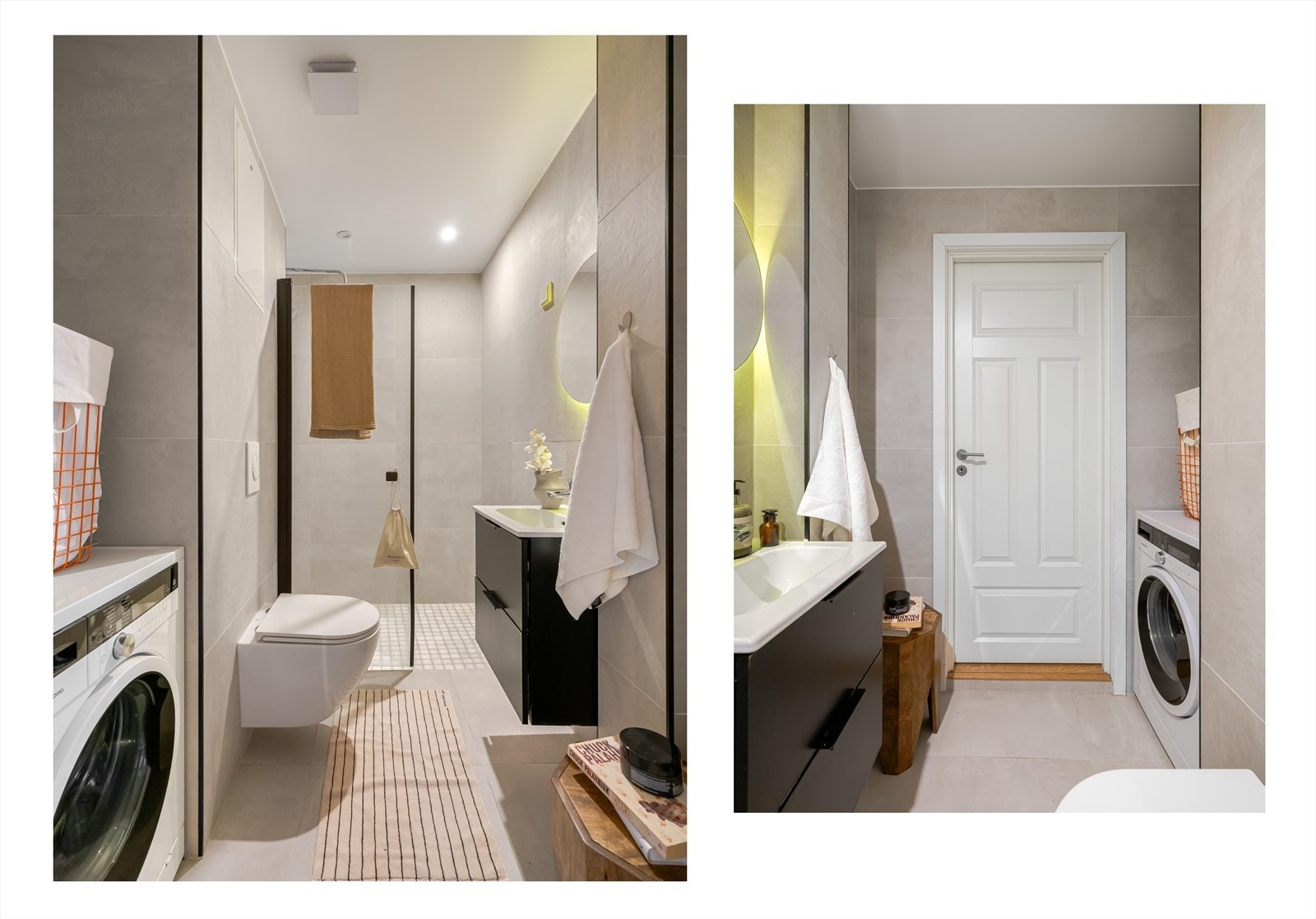 Moderne og tidløst bad med spa/lhotell-følelse. Galleribilde