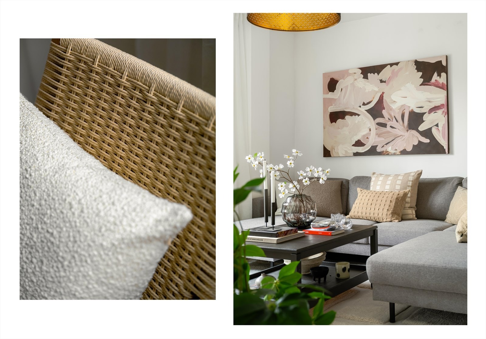 Leiligheten har lekre og tidsriktige overflater og fargevalg, noe som skaper et innemiljø man trives godt i. Galleribilde