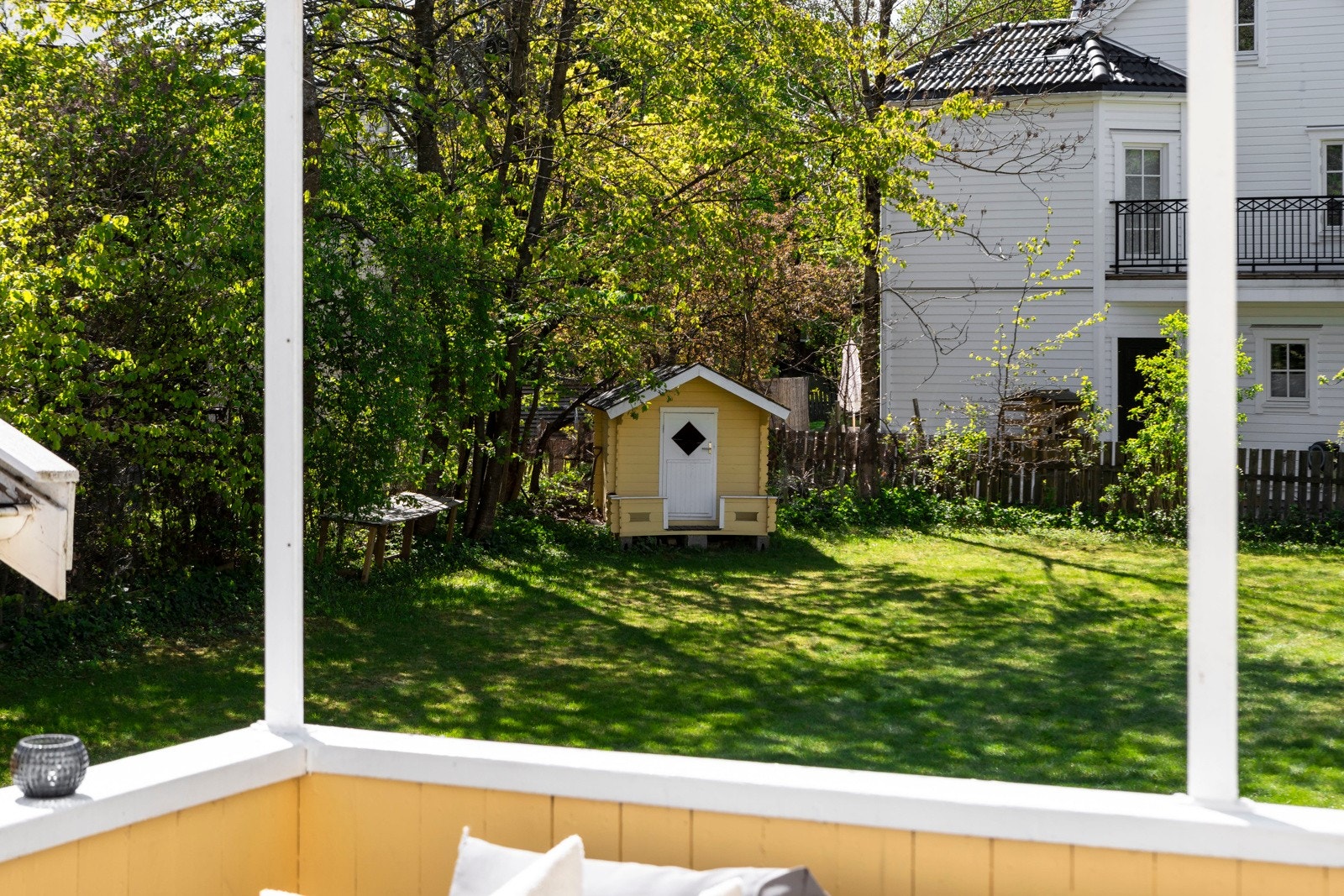 Hagen har mulighet for både sol og skygge. Galleribilde