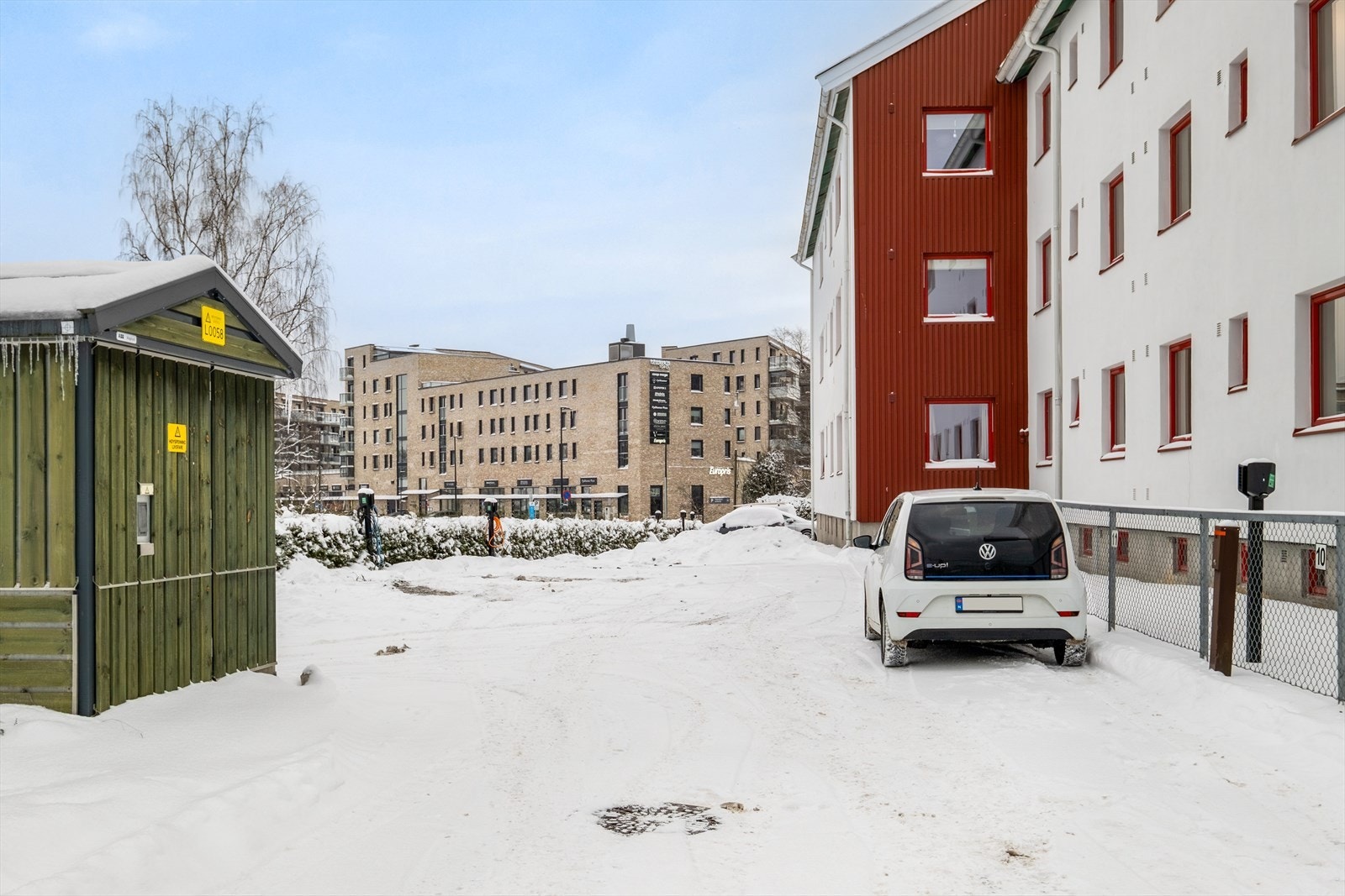 P-plass kan leies av borettslaget. Galleribilde