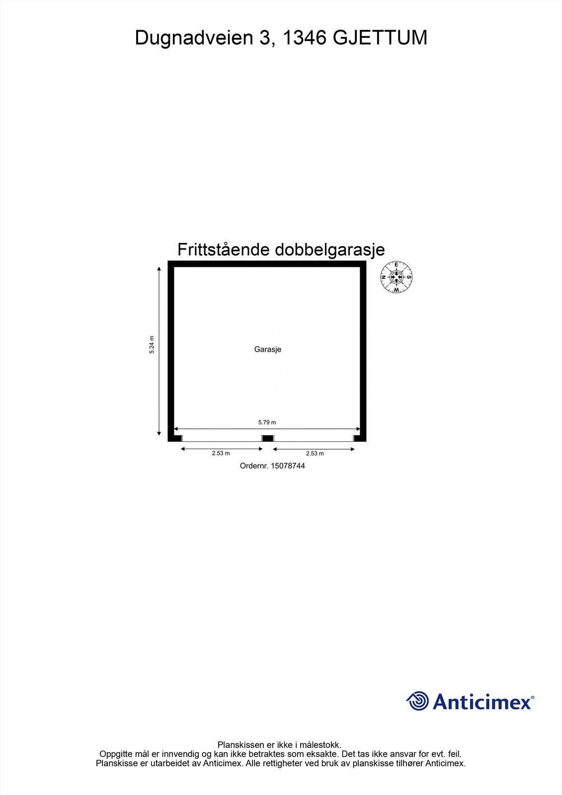Plantegning Galleribilde