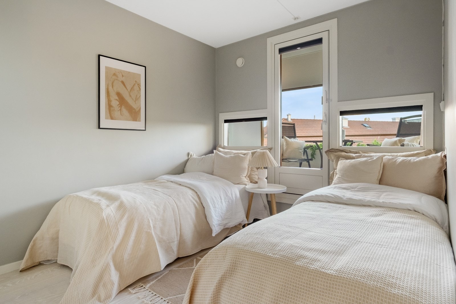 Leilighetens tredje soverom egner seg også godt som barnerom, gjesterom eller kontor. Galleribilde