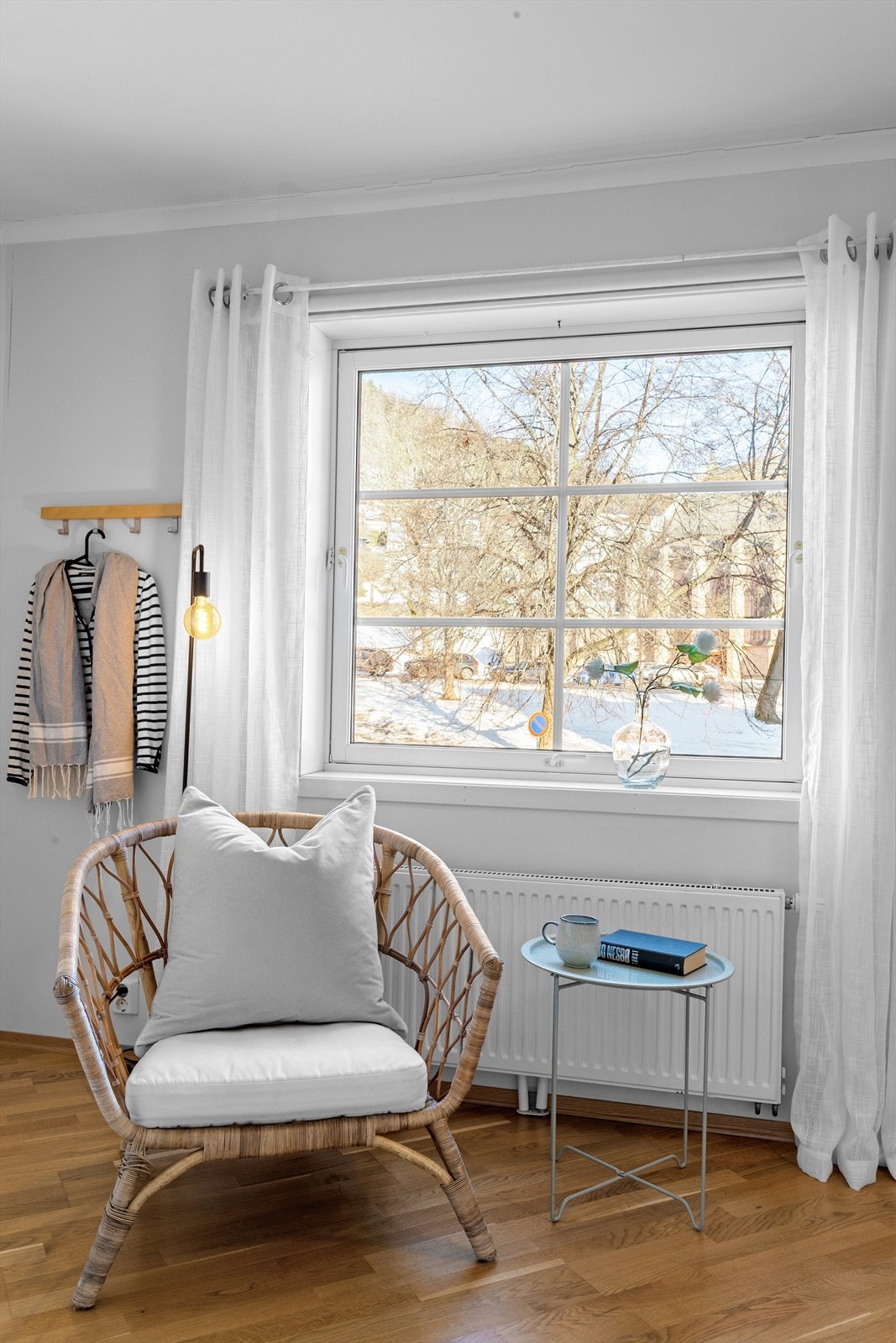 Begge soverom har fin utsikt mot Bragernes kirke. Galleribilde