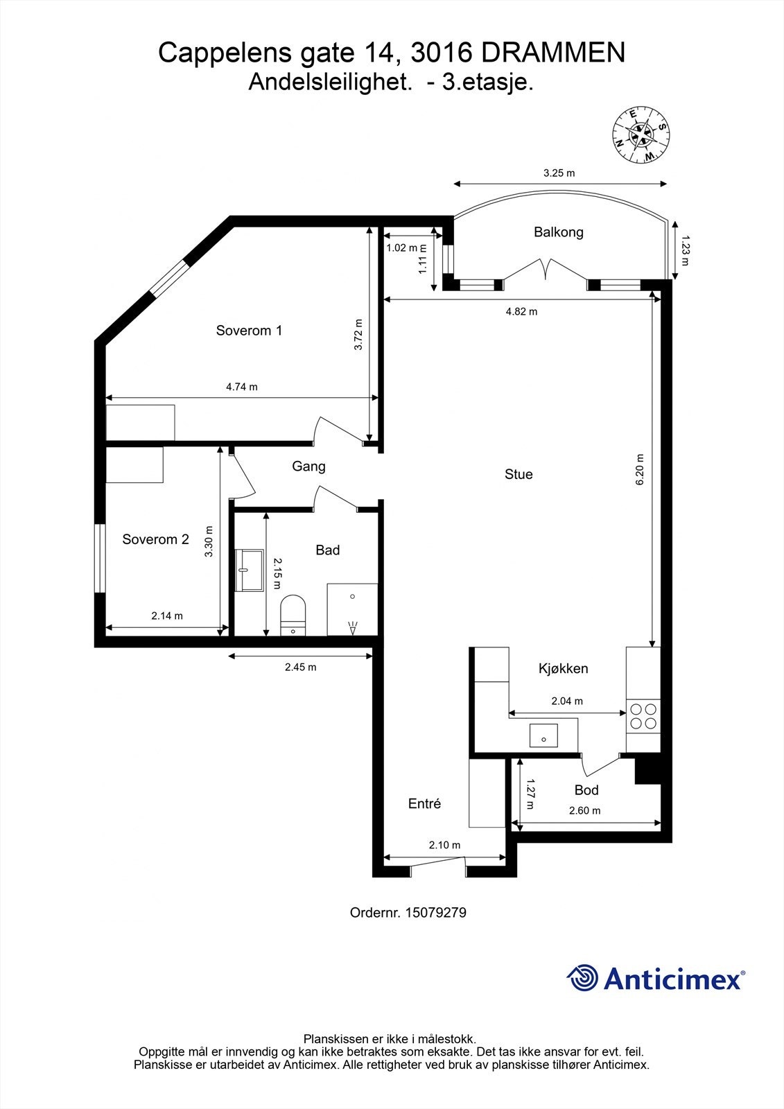 Plantegning Galleribilde