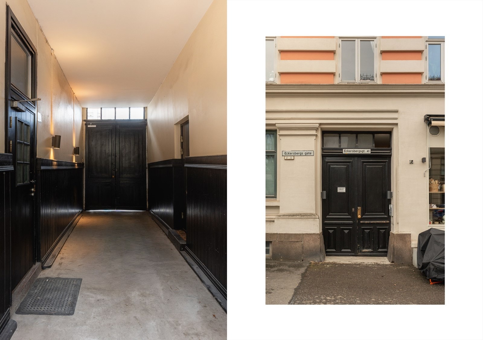 Representativt inngangsparti. Galleribilde