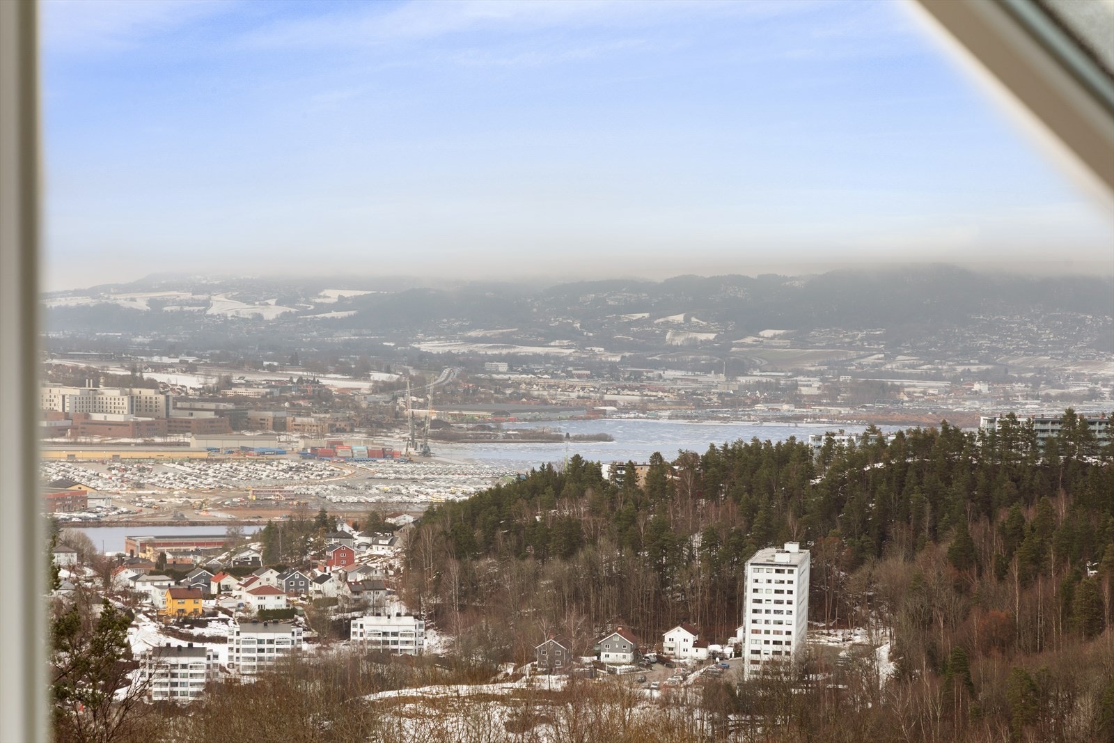 Fantastisk utsikt fra leiligheten Galleribilde