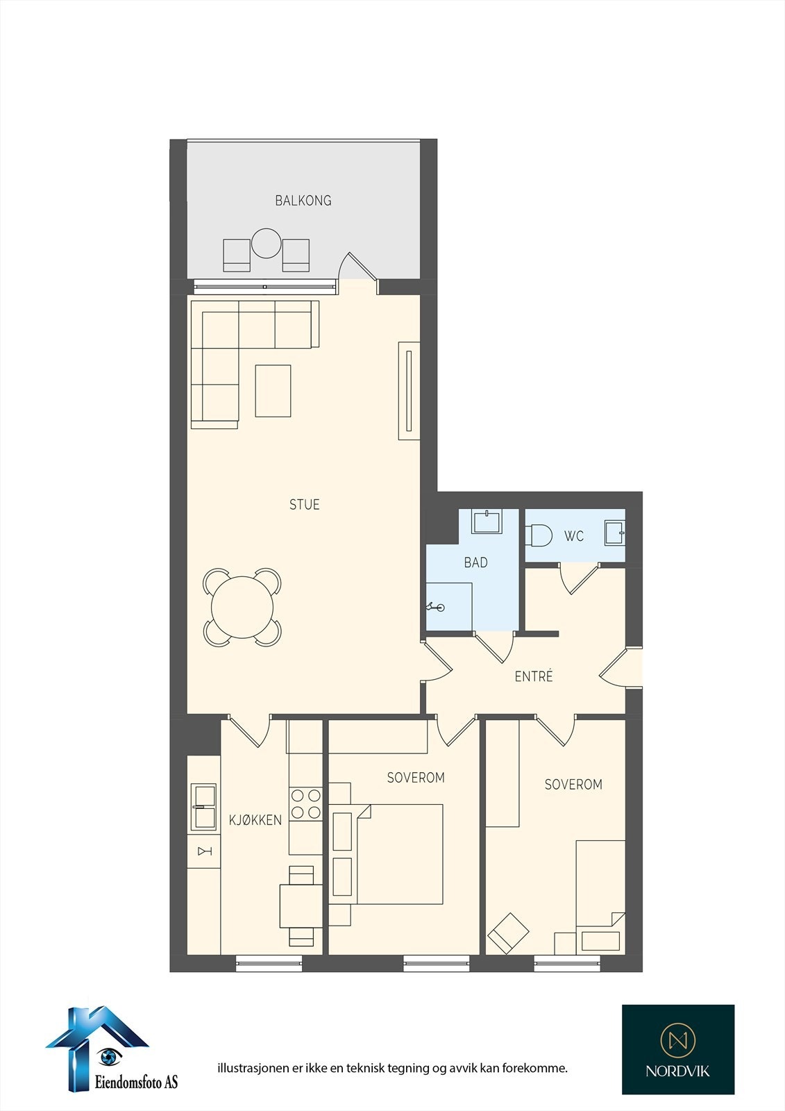 Planskisse Galleribilde