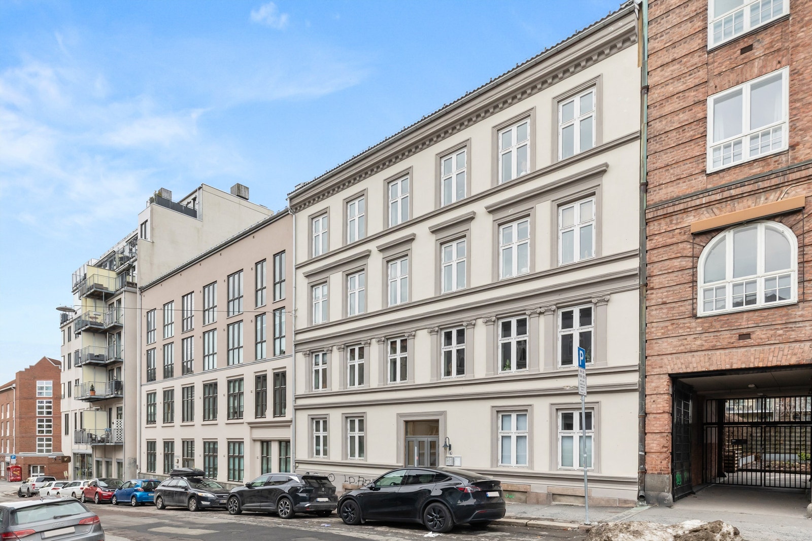 Byggets fasade. Galleribilde