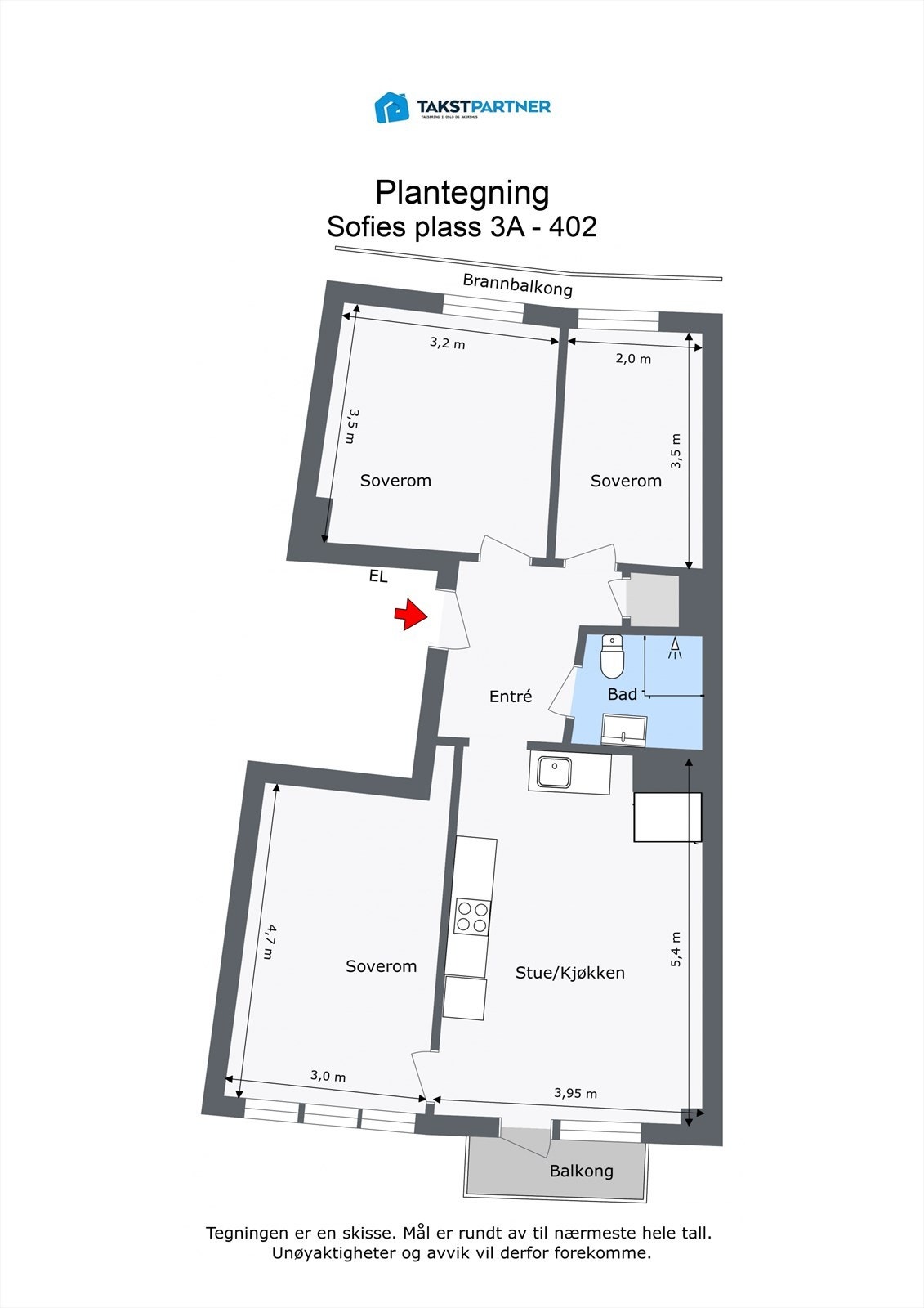 Plantegning. Galleribilde