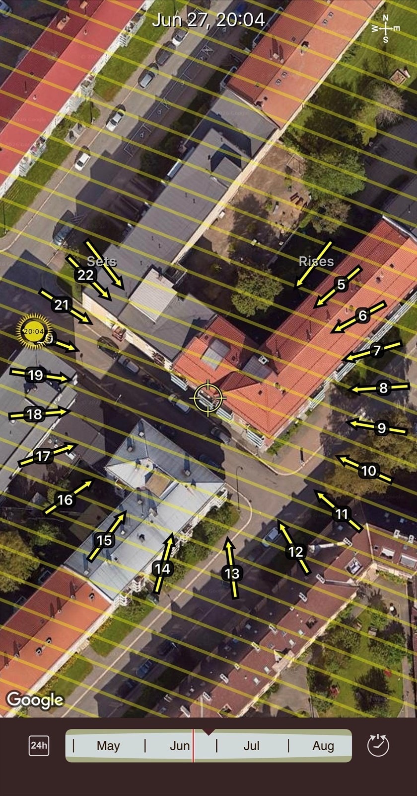 Selger opplyser om sol fra ca. kl. 10 til 21 på sommerstid. Solkart er kun ment som illustrasjon og feil kan forekomme. Galleribilde
