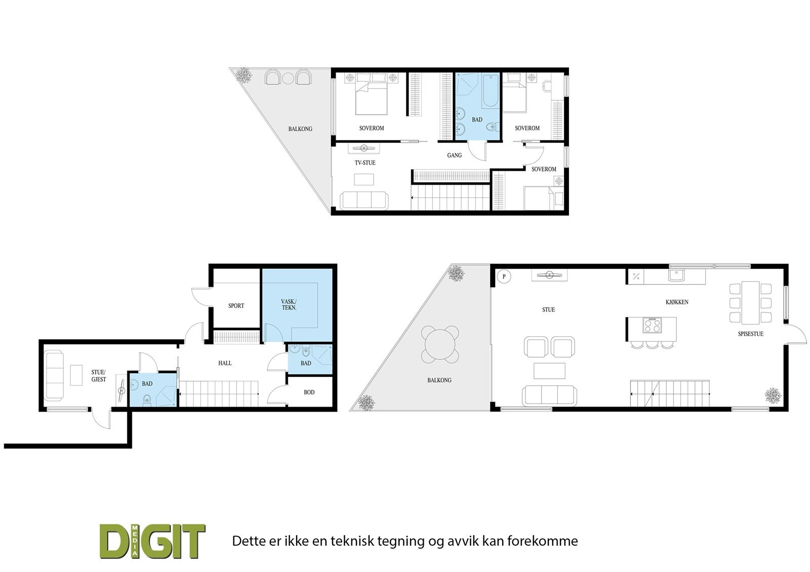 Plantegninger. Galleribilde