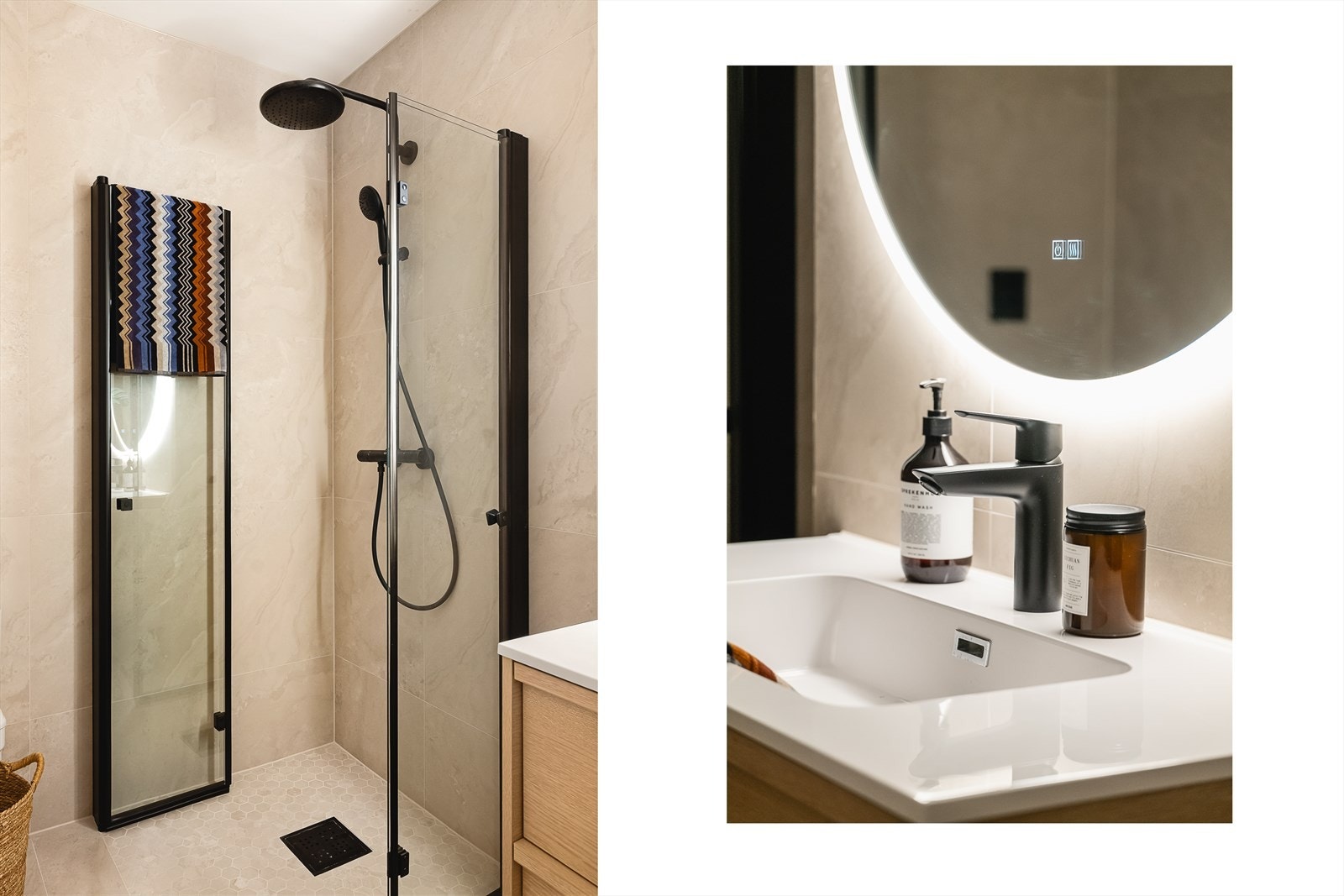 Varme i gulv og opplegg for vaskemaskin. Galleribilde