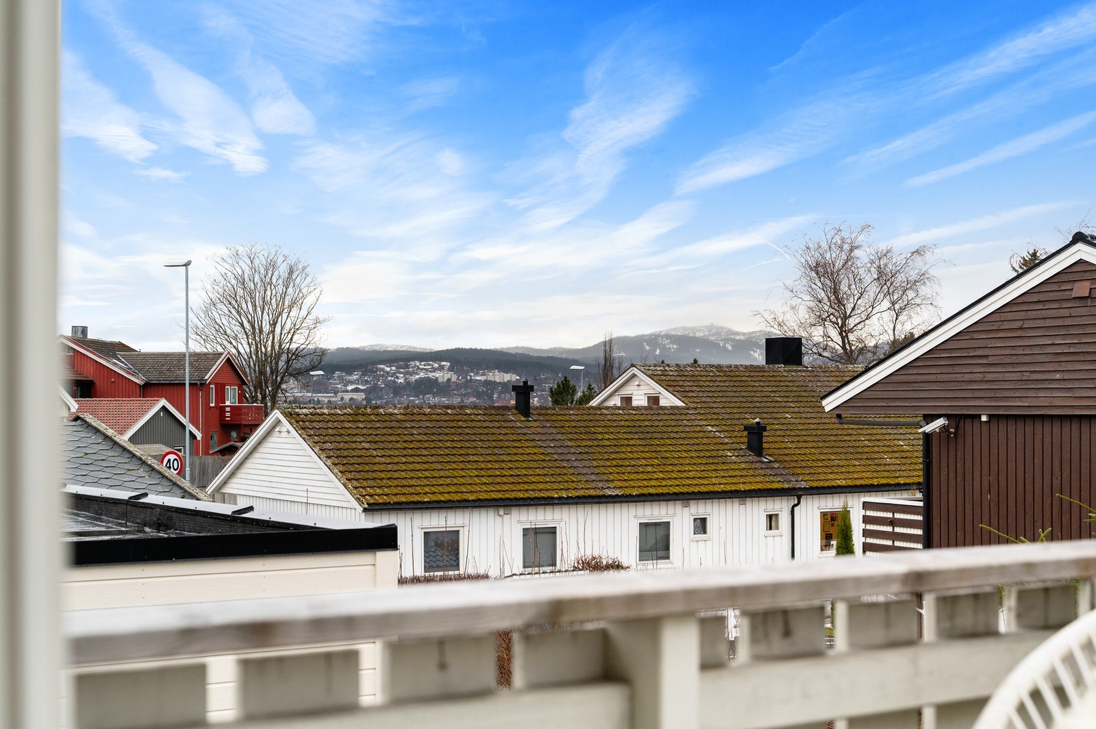 Utsikten strekker seg helt opp til Bymarka. Galleribilde