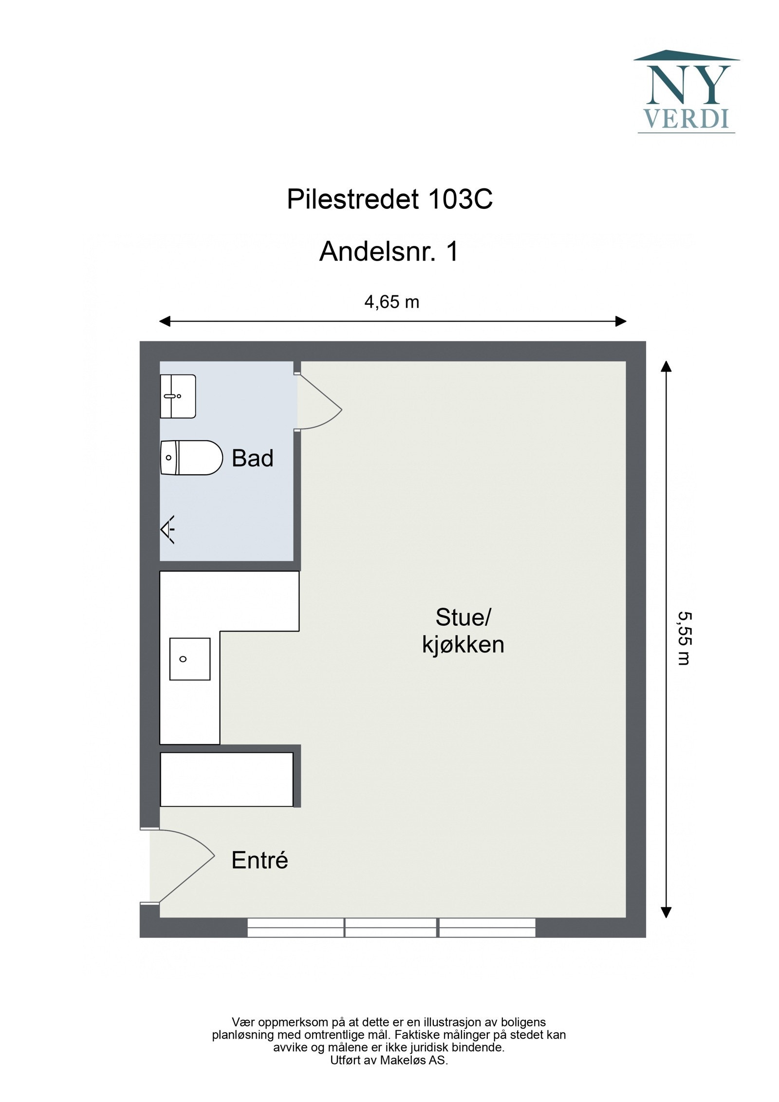 Plantegning. Galleribilde