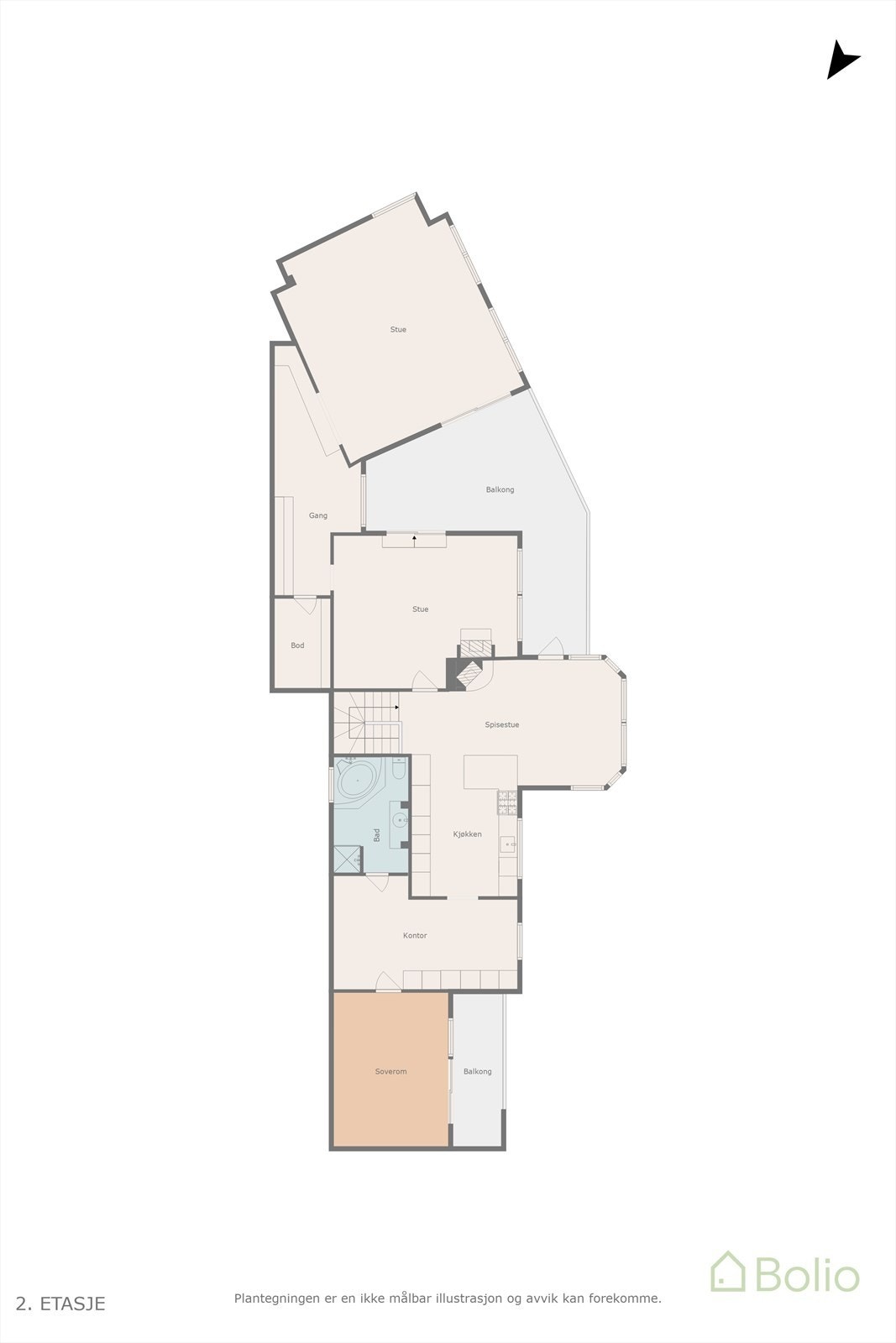 Plantegning Galleribilde