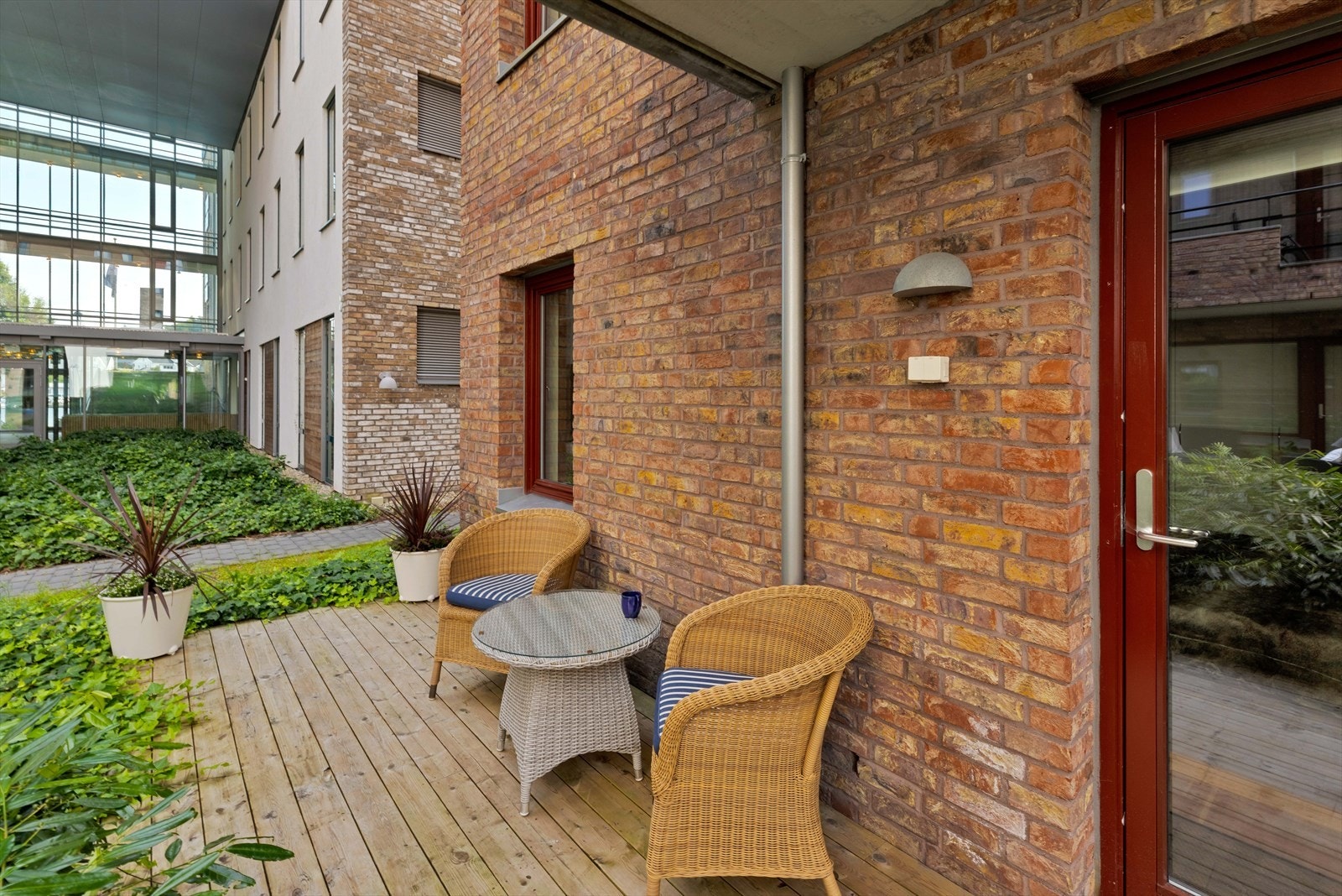 Egen trivelig platting ut fra soverommet Galleribilde