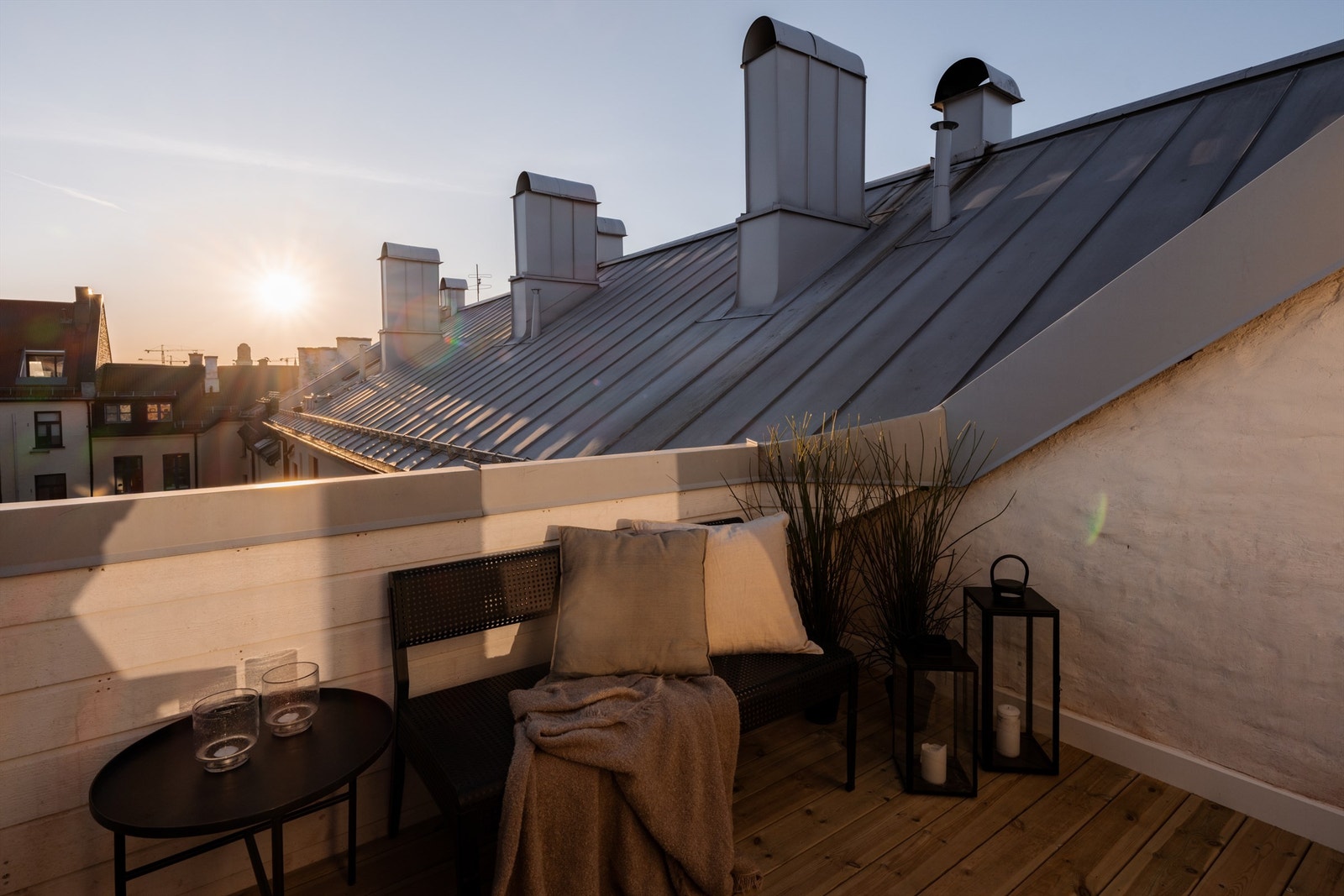 En privat oase midt i byen. Galleribilde