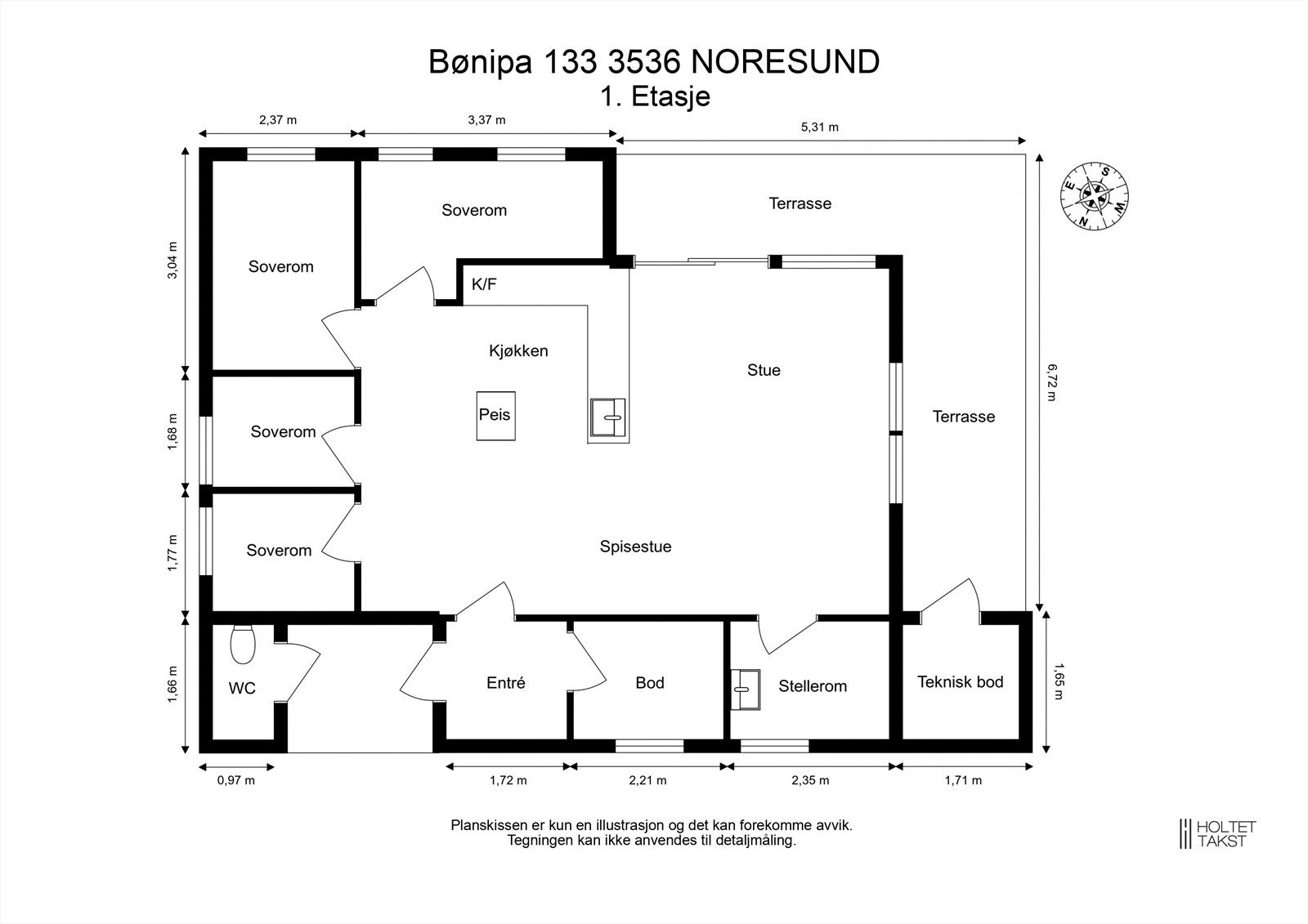 Plantegning Galleribilde