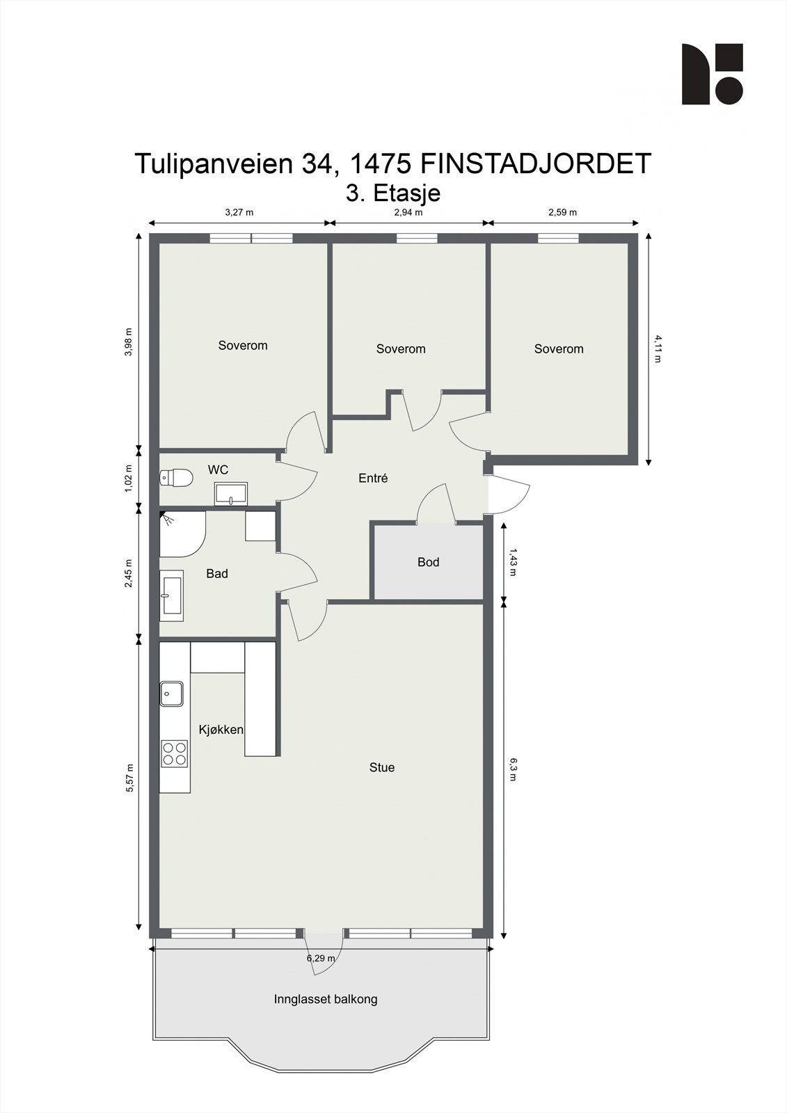 Plantegning. Galleribilde