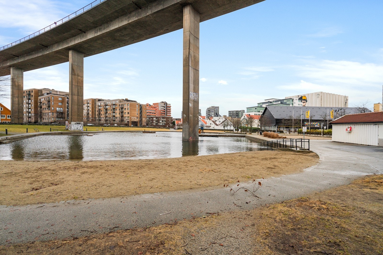 Slik fremstår området i dag - et herlig glimt av våren som er på vei. Galleribilde
