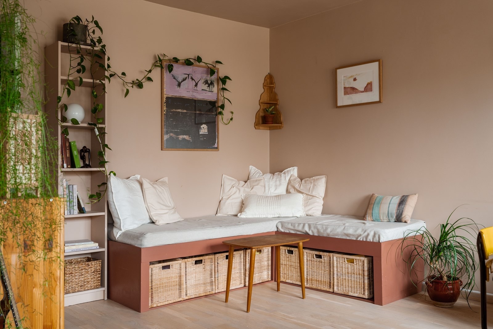 Her er det enkelt å innrede for en hyggelig og sosial sone. Galleribilde