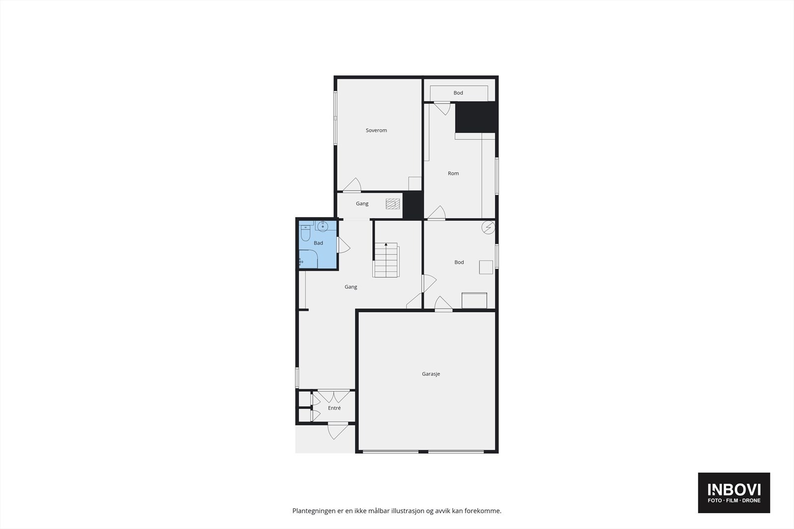 Plantegning Underetasje Galleribilde