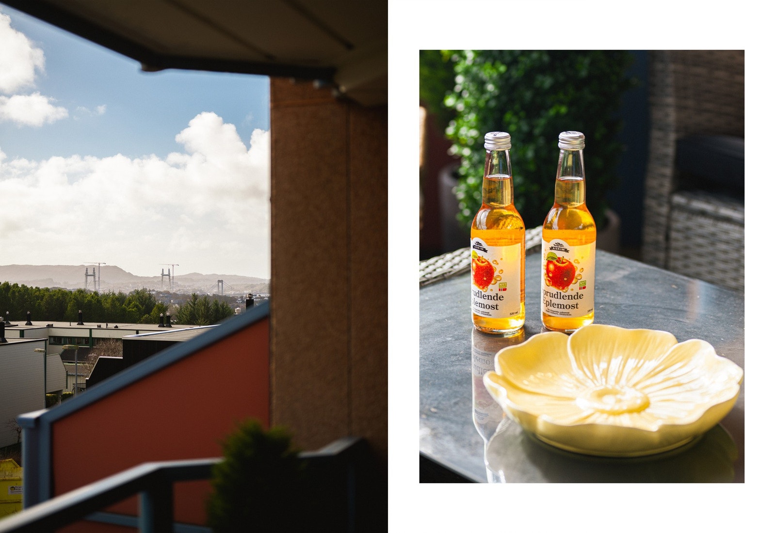 Terrassebordene ble skiftet i 2023 i regi av borettslaget. Galleribilde